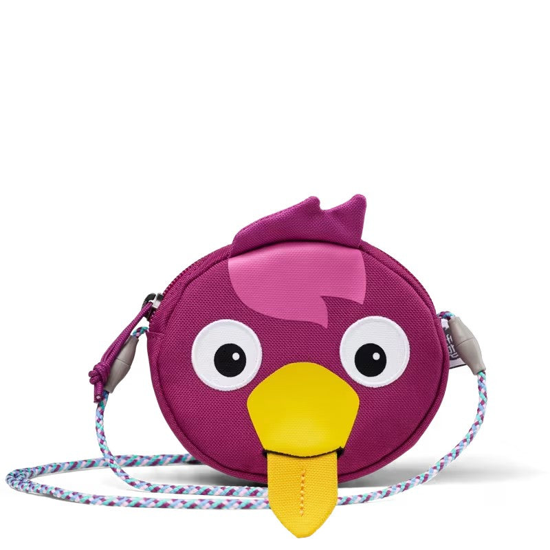 AFFENZAHN borsa a tracolla kids in tessuto Fucsia TRACOLLINA.UCCELLO
