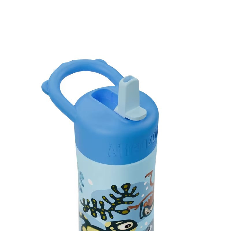 Affenzahn bottiglia in acciaio inox "Fantasy" Azzurro BORRACCIA.MONDO SOTTOMARINO