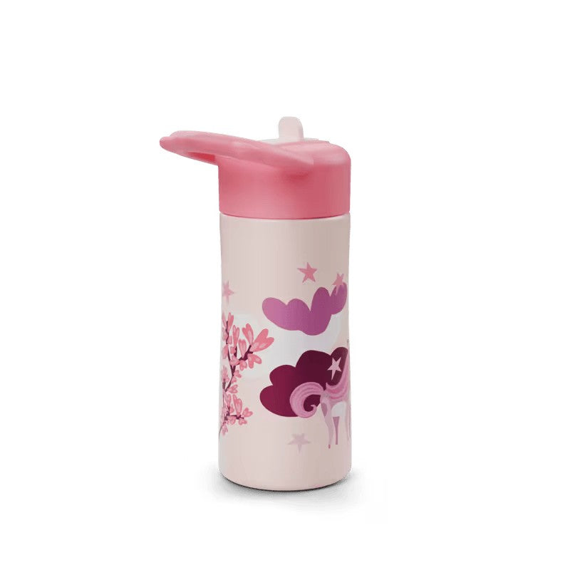 Affenzahn bottiglia in acciaio inox "Fantasy" Rosa BORRACCIA.FANTASY