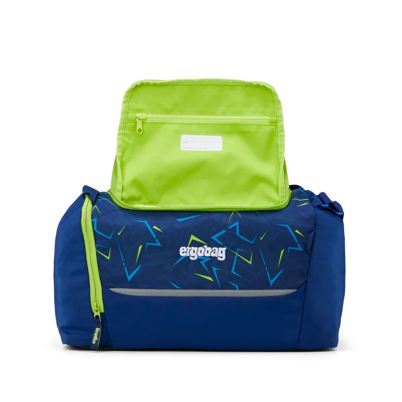 Ergobag borsa per lo sport kids in tessuto Blu 01506.352 FRONT RUNBEAR