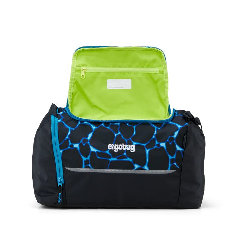 Ergobag borsa per lo sport kids in tessuto Blu 01506.390 BEARASSIC GARDEN