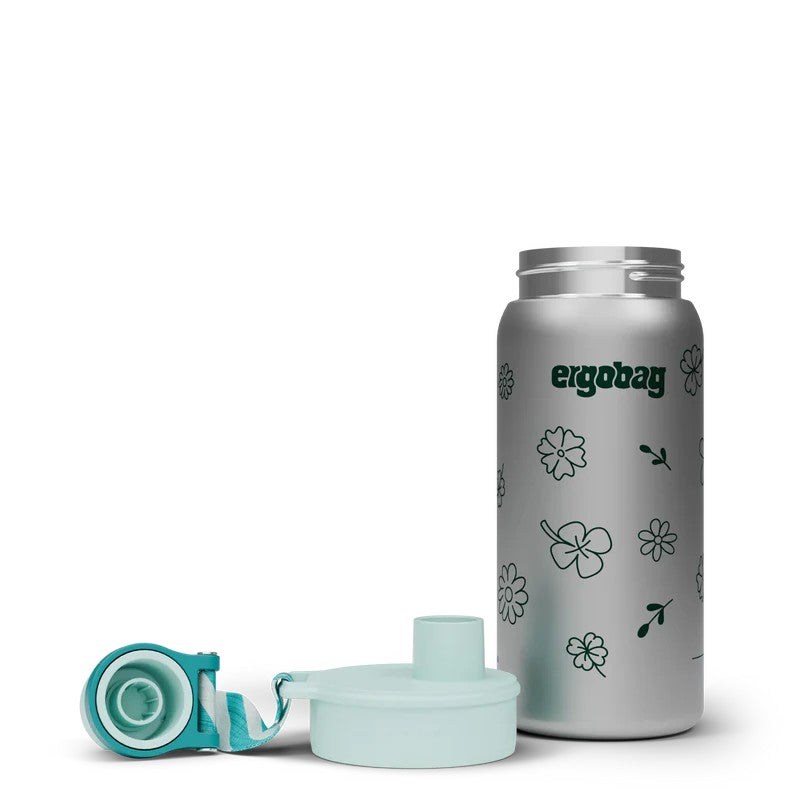 Ergobag borraccia in acciaio inox Verde acqua 01071.20191 FLOWERS