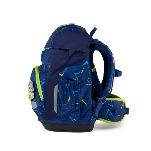 Ergobag zaino scolastico in tessuto con sacca e astuccio inclusi "Flex Set" Blu 01519.352 FRONT RUNBEAR
