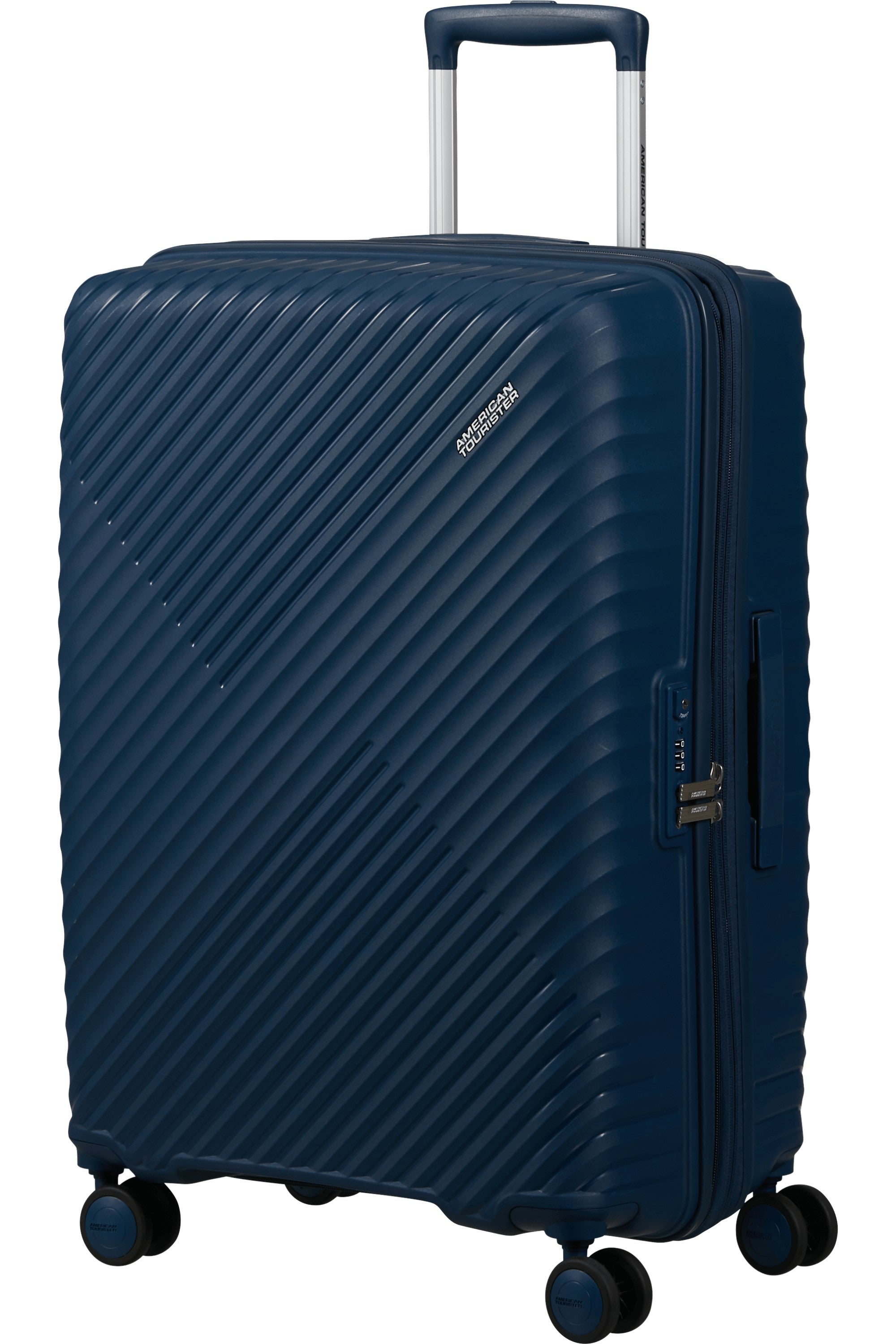 American Tourister trolley medio in polipropilene "Diablast" Blu 159574.A992 DARKWAVE BLUE