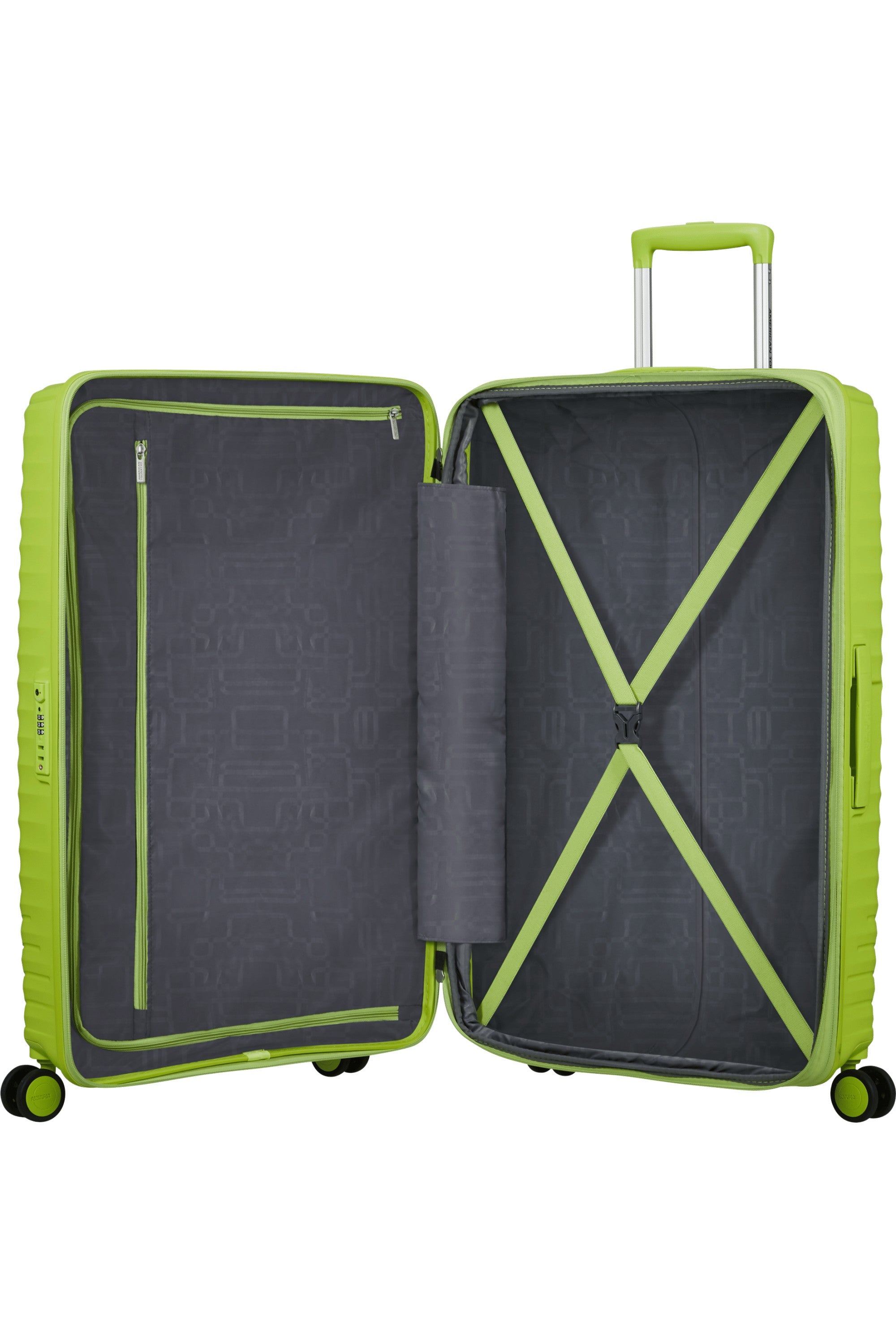 American Tourister trolley grande in polipropilene "Diablast" Verde 159576.A991 HYPER LIME