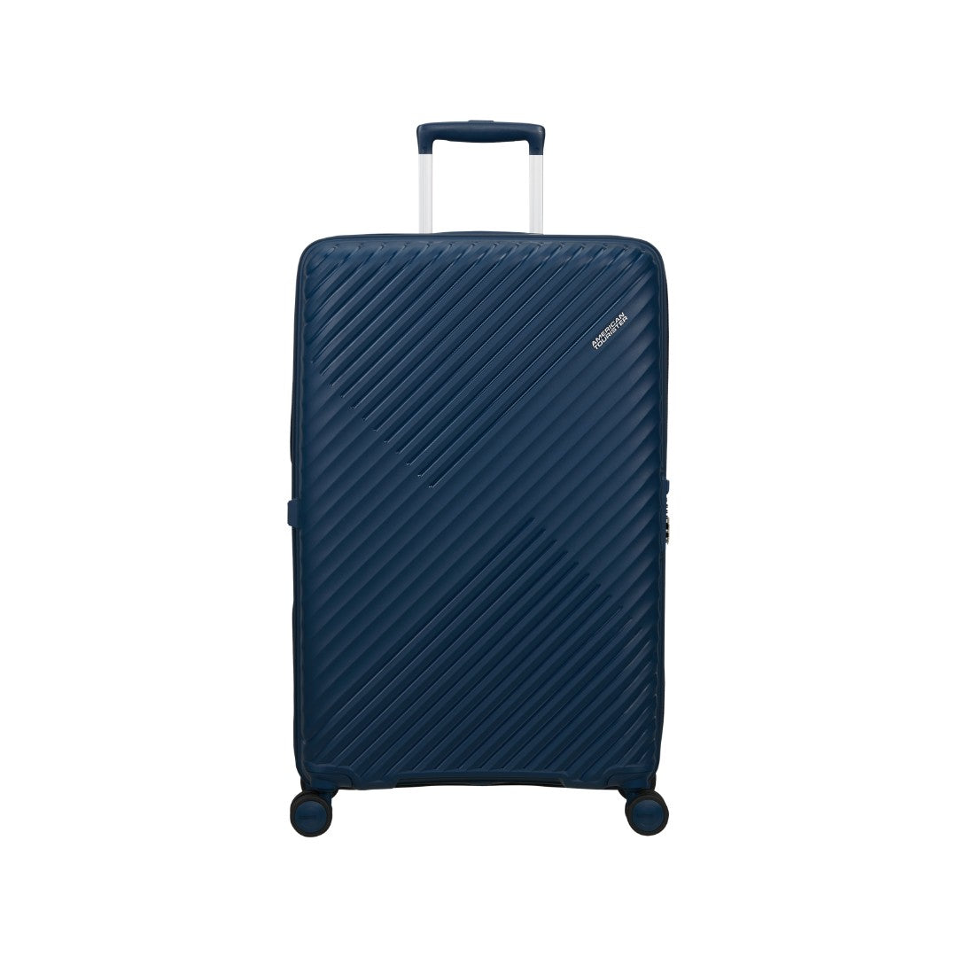 American Tourister trolley grande in polipropilene "Diablast" Blu 159576.A992 DARKWAVE BLUE