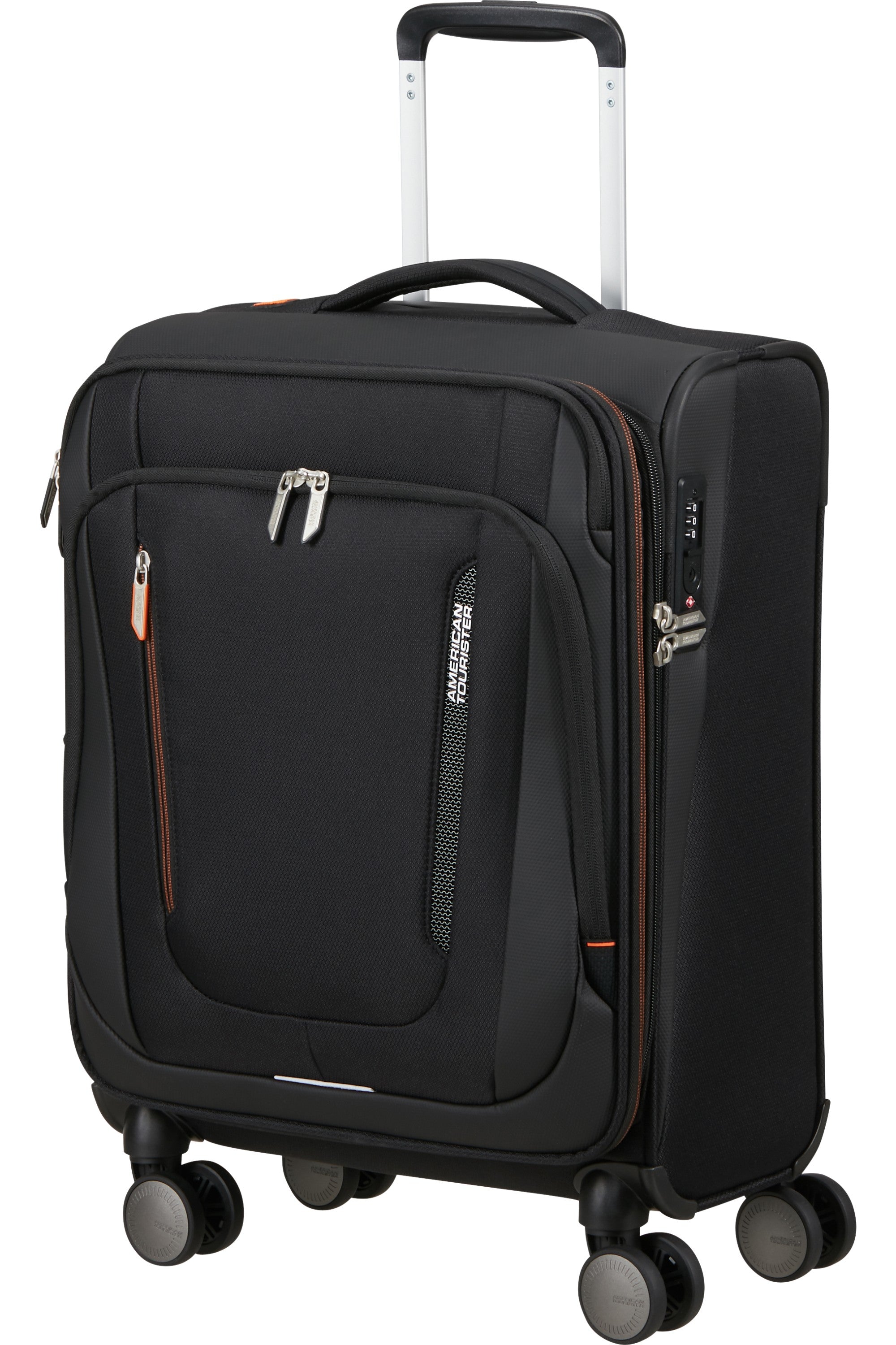 American Tourister trolley cabina espandibile in tessuto "Wanderlite" Nero 158076.0614 SHADOW BLACK