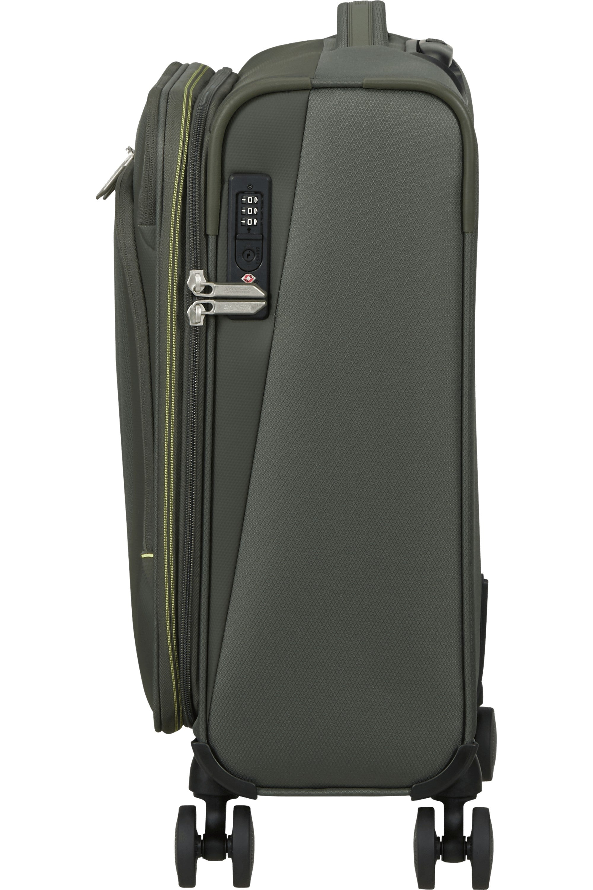 American Tourister trolley cabina espandibile in tessuto "Wanderlite" Verde 158076.3457 DARK KHAKI