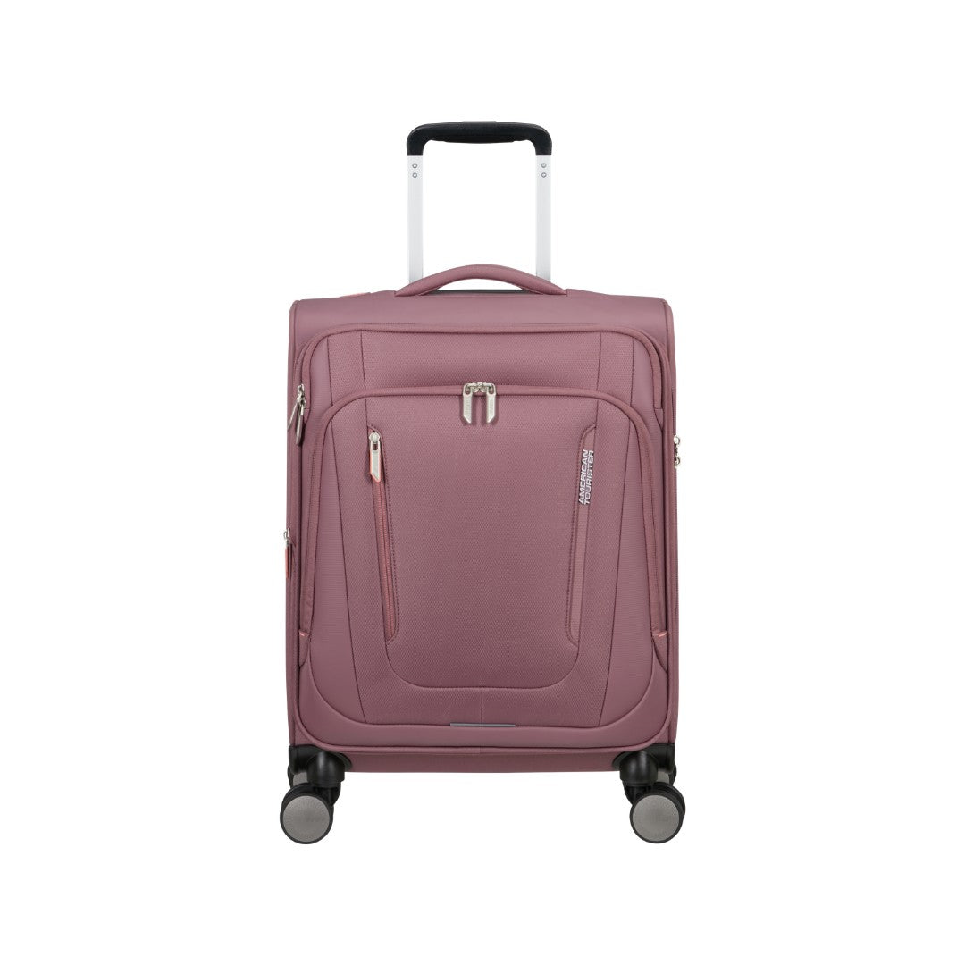 American Tourister trolley cabina espandibile in tessuto "Wanderlite" Rosa 158076.A941 GALACTIC MAUVE