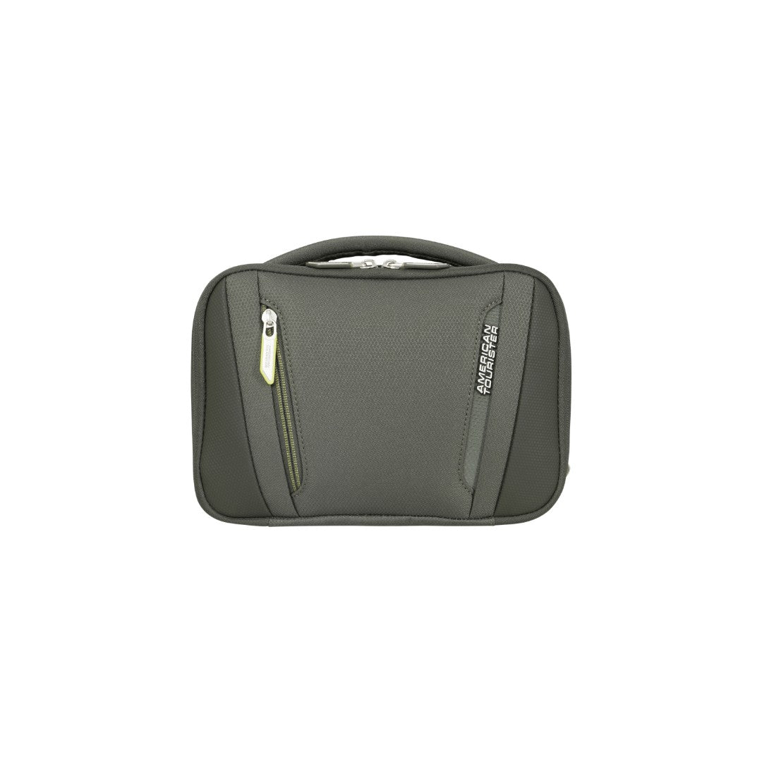 American Tourister beauty case in tessuto espandibile "Wanderlite" Verde 158073.3457 DARK KHAKI