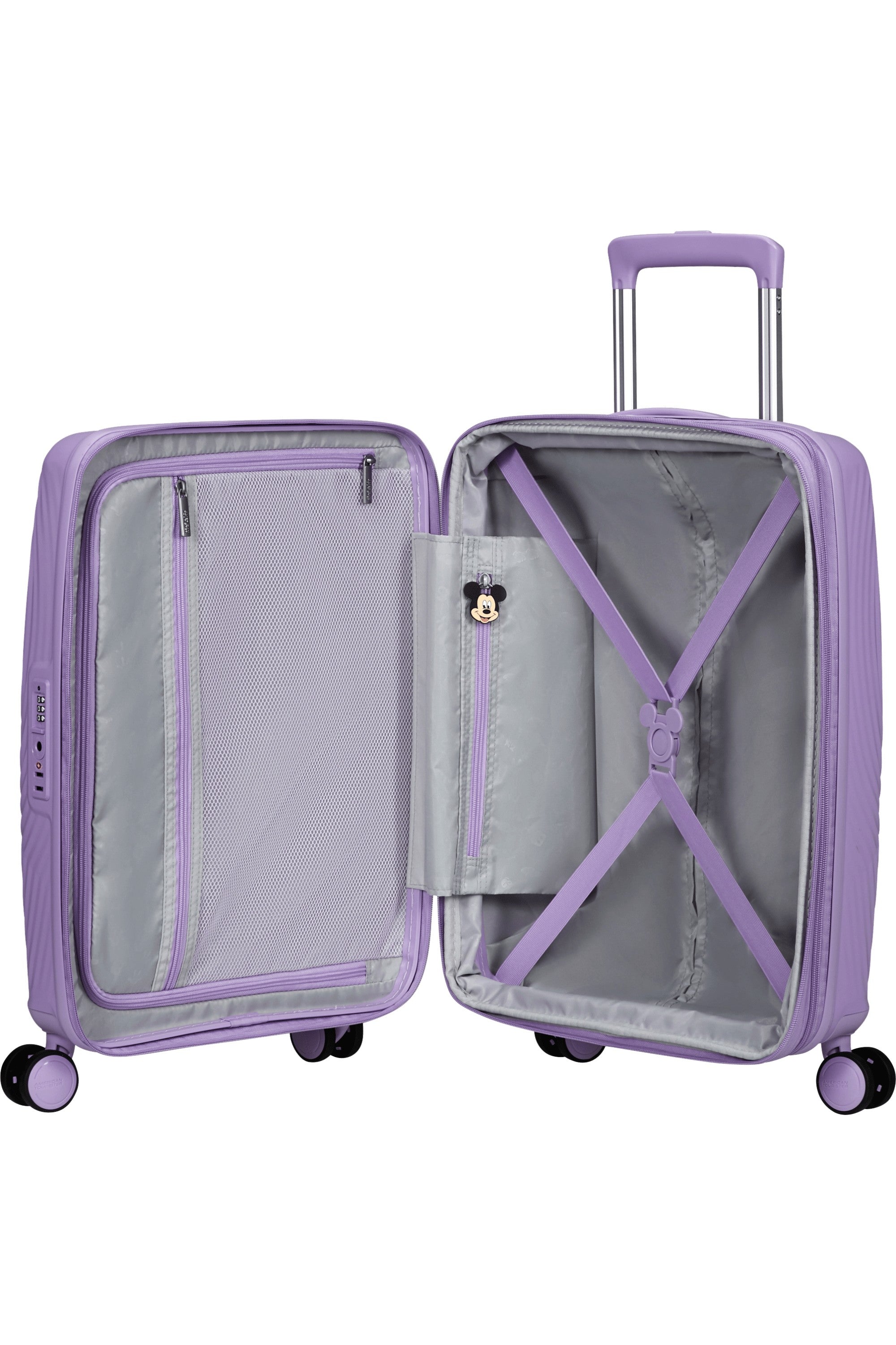 American Tourister trolley cabina espandibile in polipropilene "Mickey Magic" Lilla 158710.A844 MICKEY SOFT LILAC