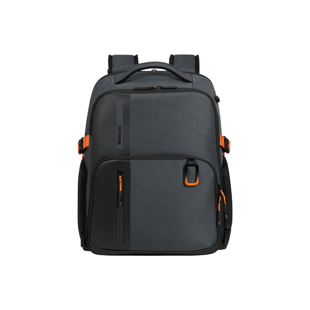 Samsonite zaino porta pc in nylon "Biz2Go" Grigio 158708.A574 GRAPHITE/APRICOT