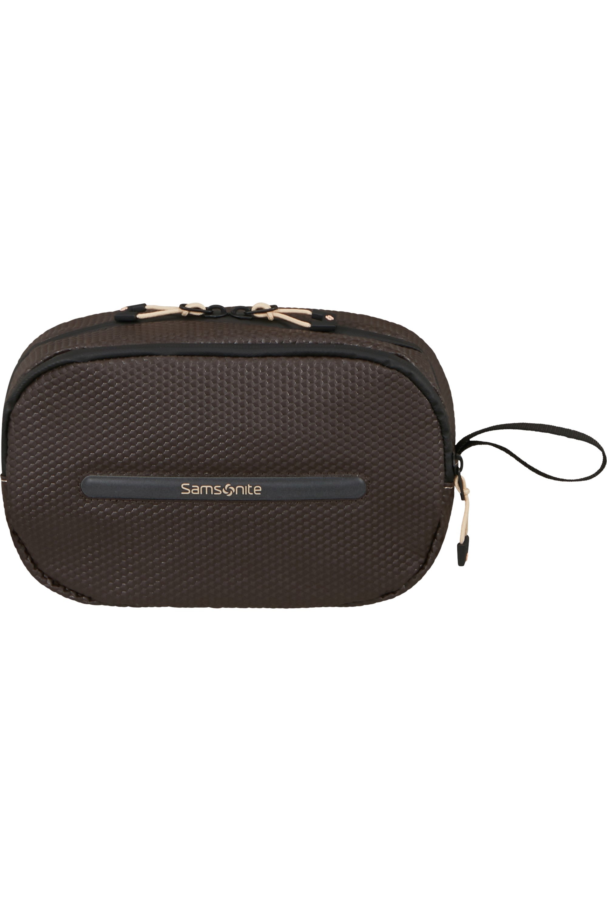 Samsonite beauty case in tessuto "Ecodiver" Marrone 140878.COFFEE BEAN