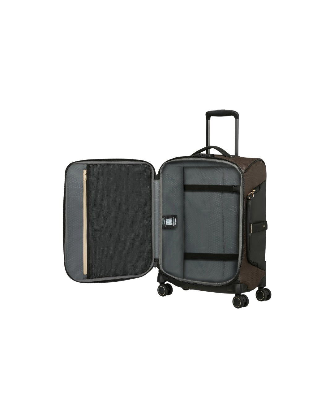 Samsonite trolley cabina in tessuto "Ecodiver" Marrone 140885.COFFEE BEAN