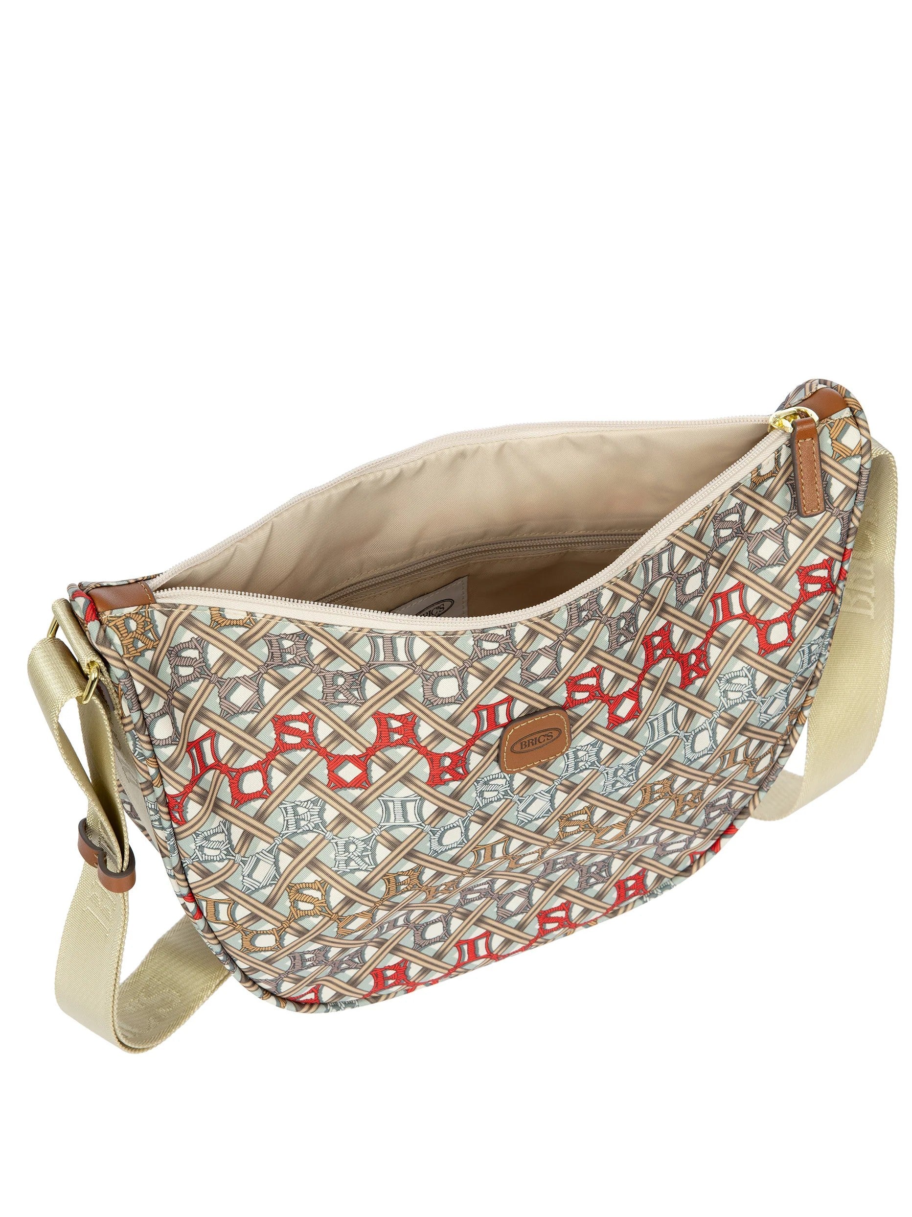 Bric's borsa a tracolla in tessuto "X-Collection" Multicolor BXG45052.964 MACRAMÉ