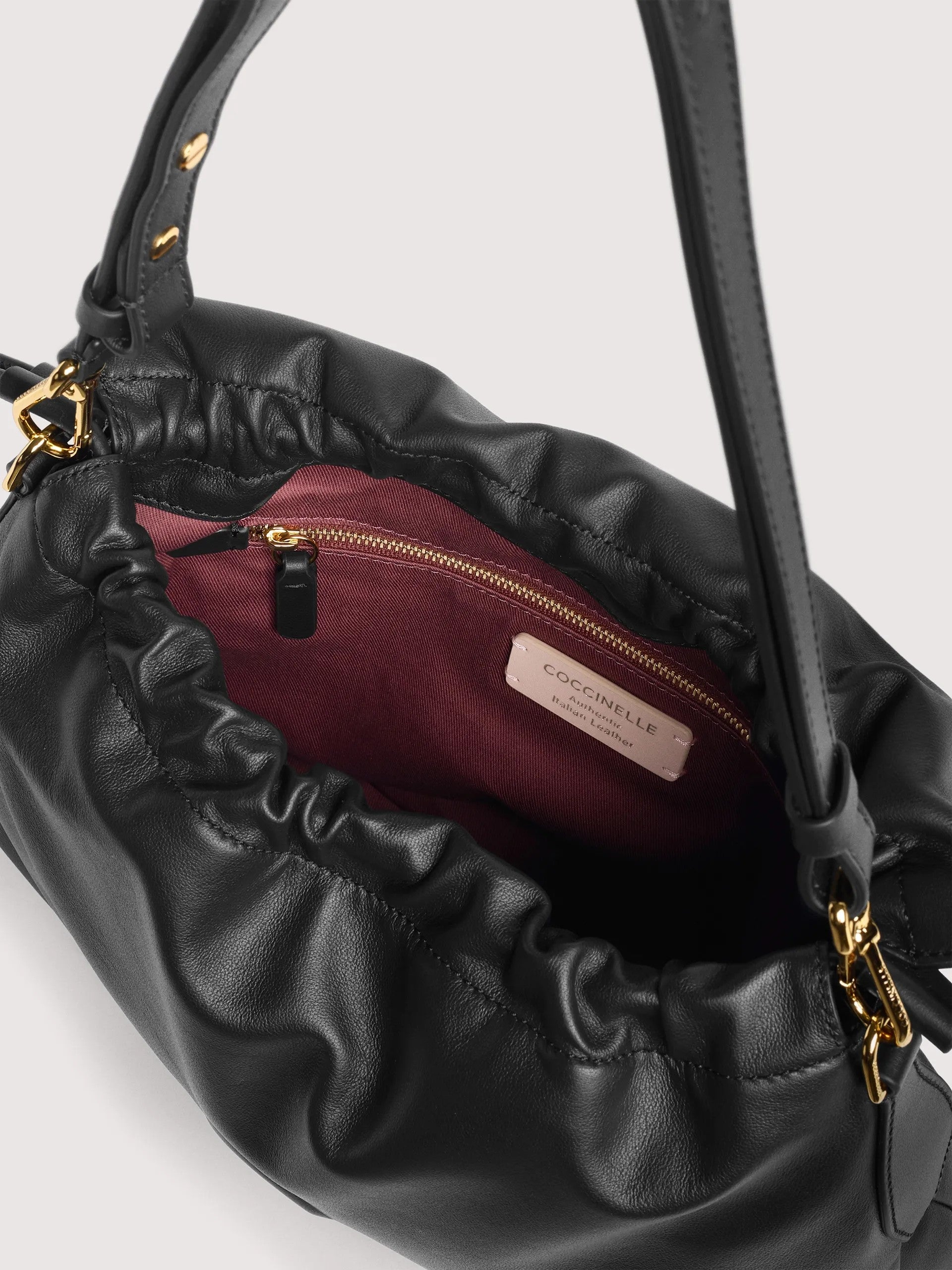 Coccinelle borsa a spalla in pelle "Lidia" Nero E1V9F130401.001 NOIR