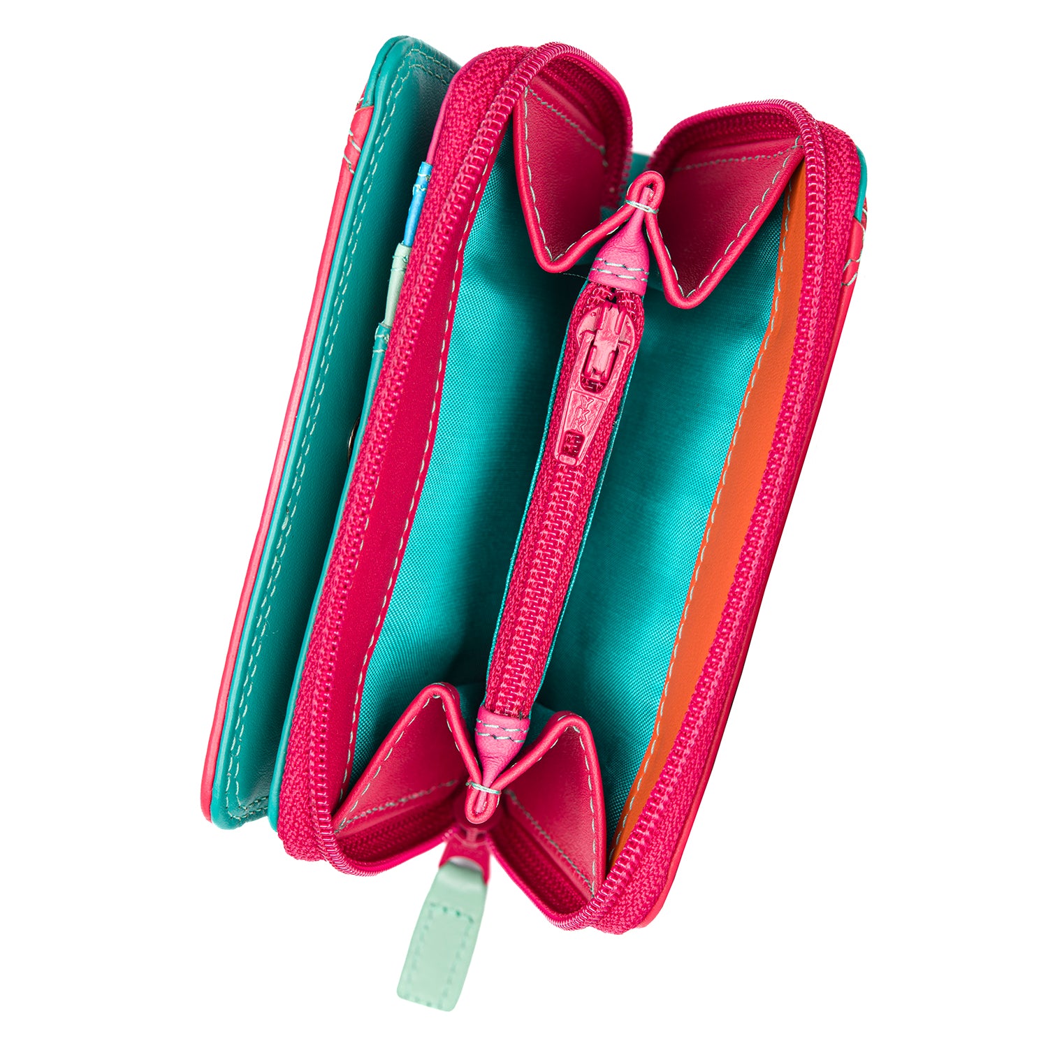 Mywalit portafogli piccolo in pelle "Classic" Multicolor 226.191 LIPSTICK