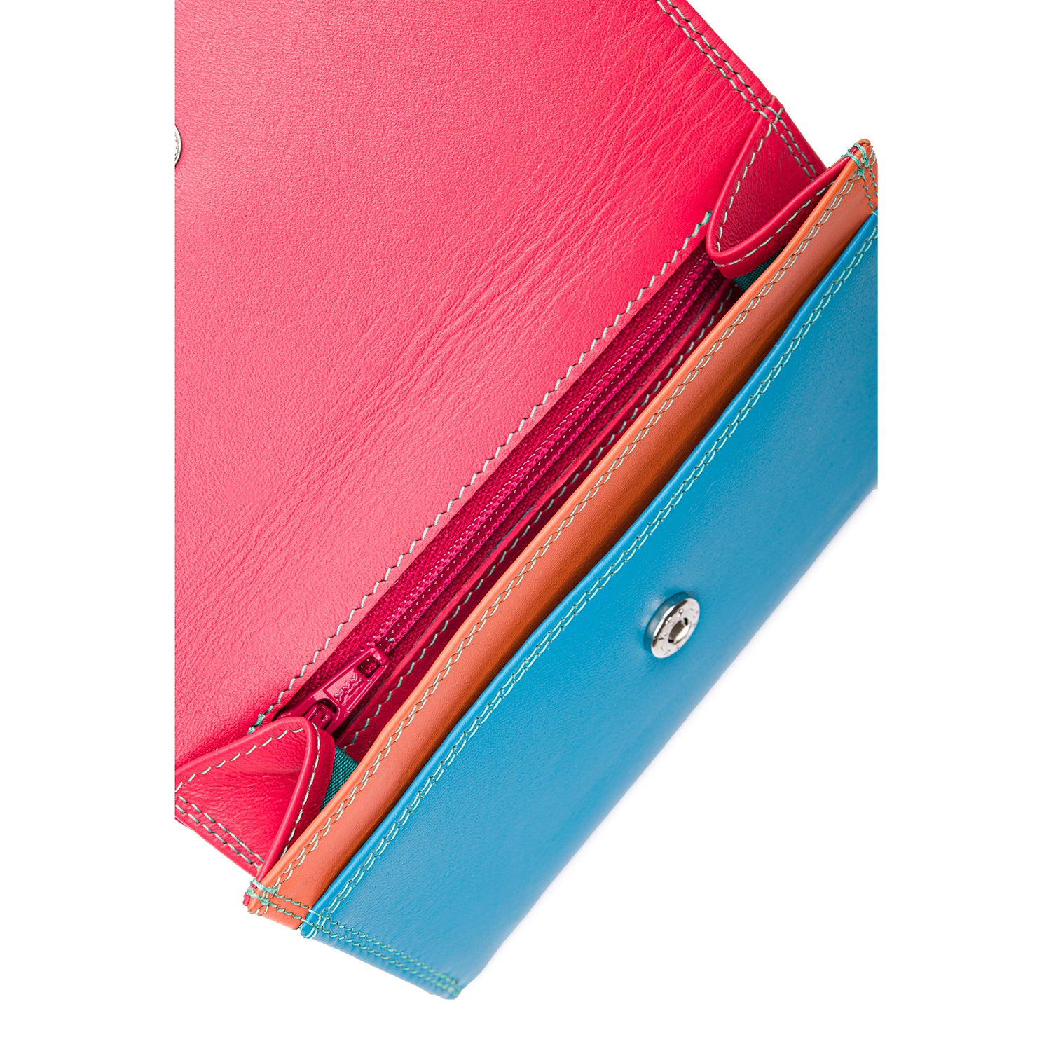 Mywalit portafogli in pelle "Classic" Multicolor 250.191 LIPSTICK