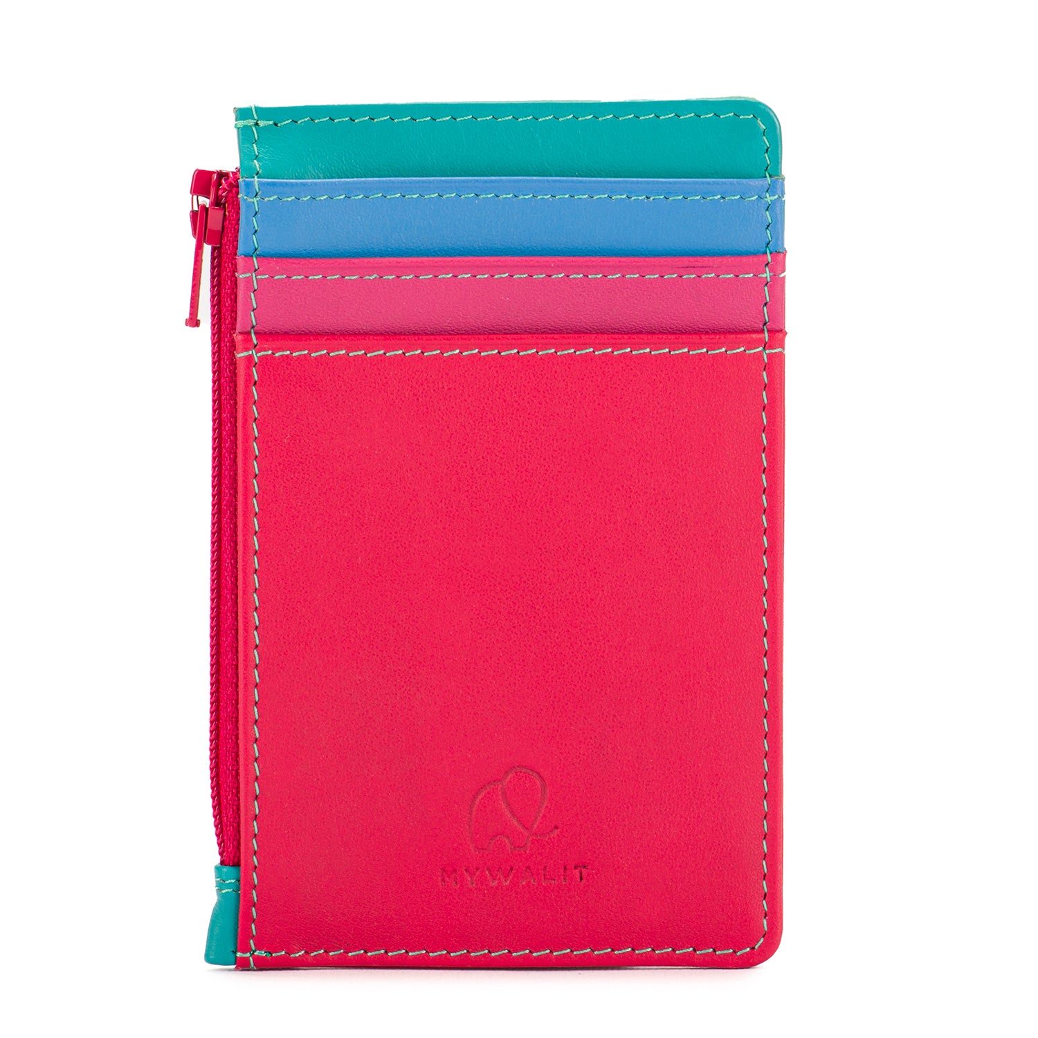 Mywalit porta documenti in pelle "Classic" Multicolor 1206.191 LIPSTICK