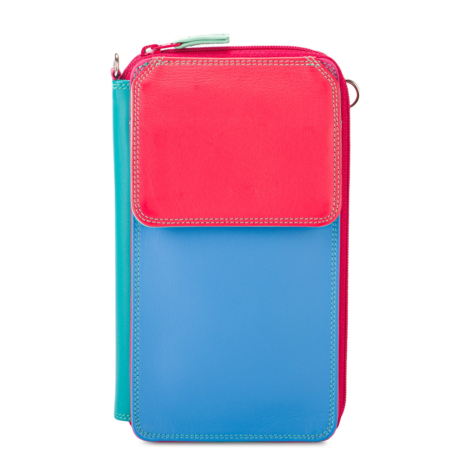 Mywalit porta cellulare in pelle "Classic" Multicolor 1220.191 LIPSTICK