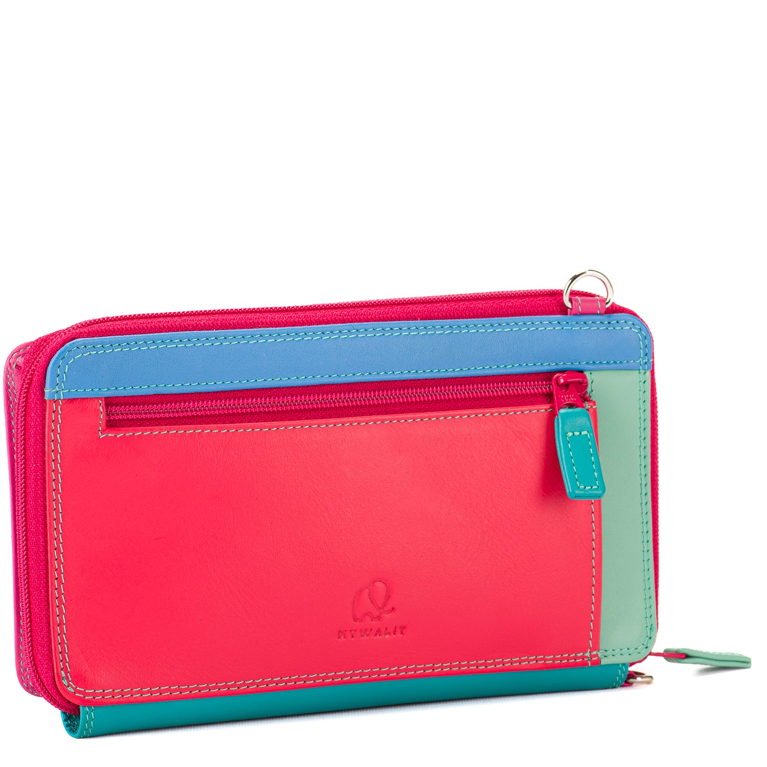 Mywalit porta cellulare in pelle "Classic" Multicolor 1220.191 LIPSTICK