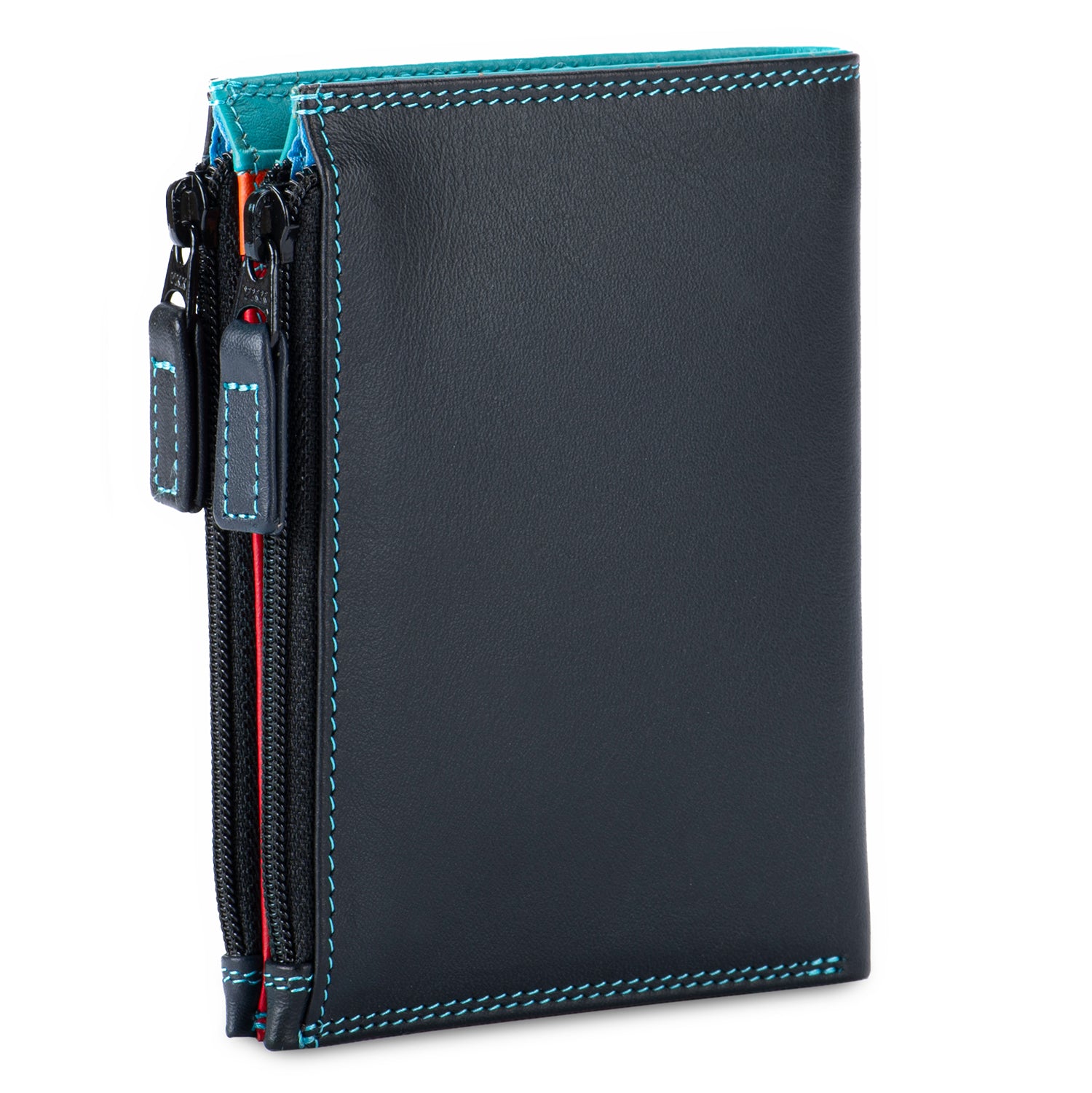 Mywalit portafogli in pelle "Classic" Multicolor 1291.4 BLACK PACE
