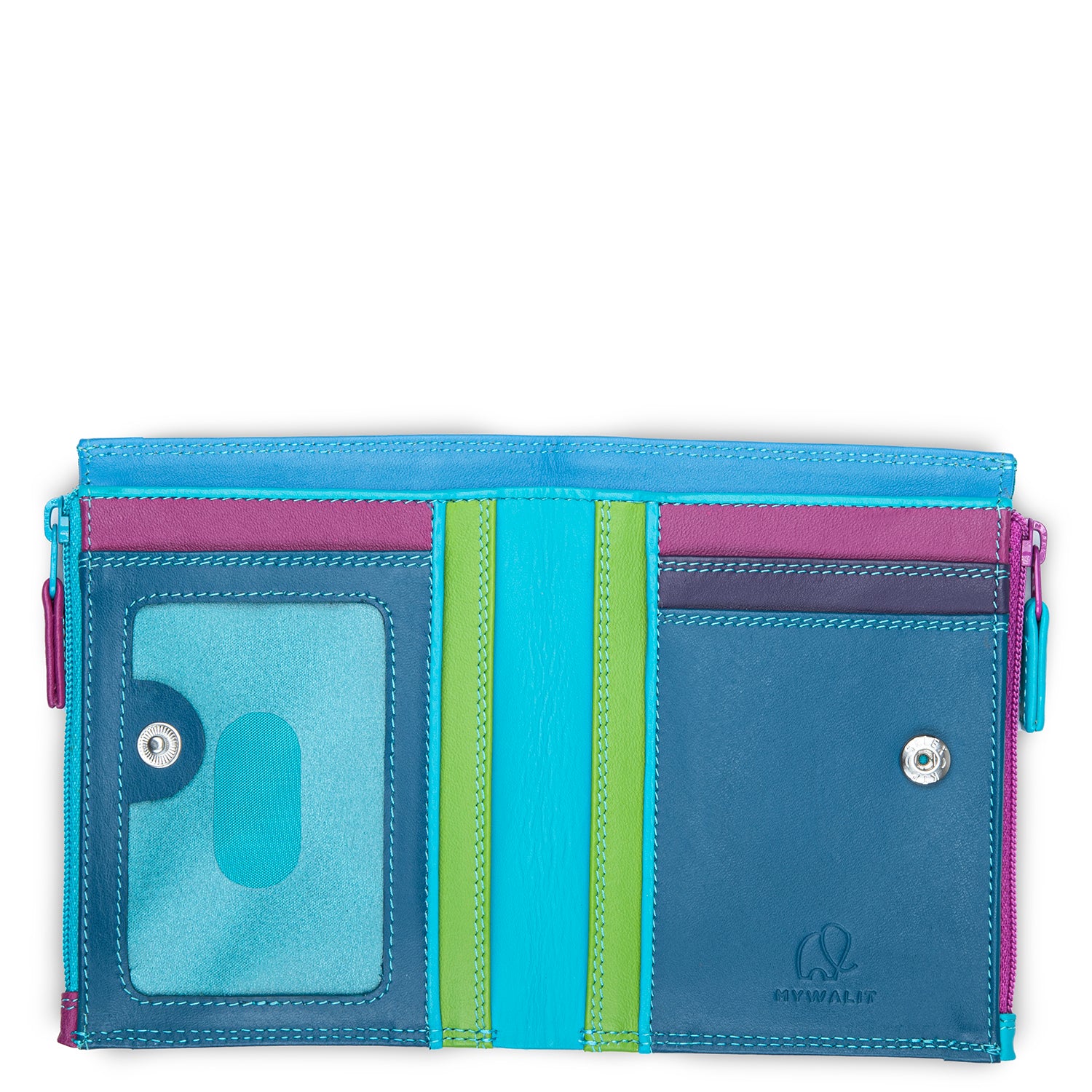 Mywalit portafogli in pelle "Classic" Multicolor 1291.171 LIGURIA