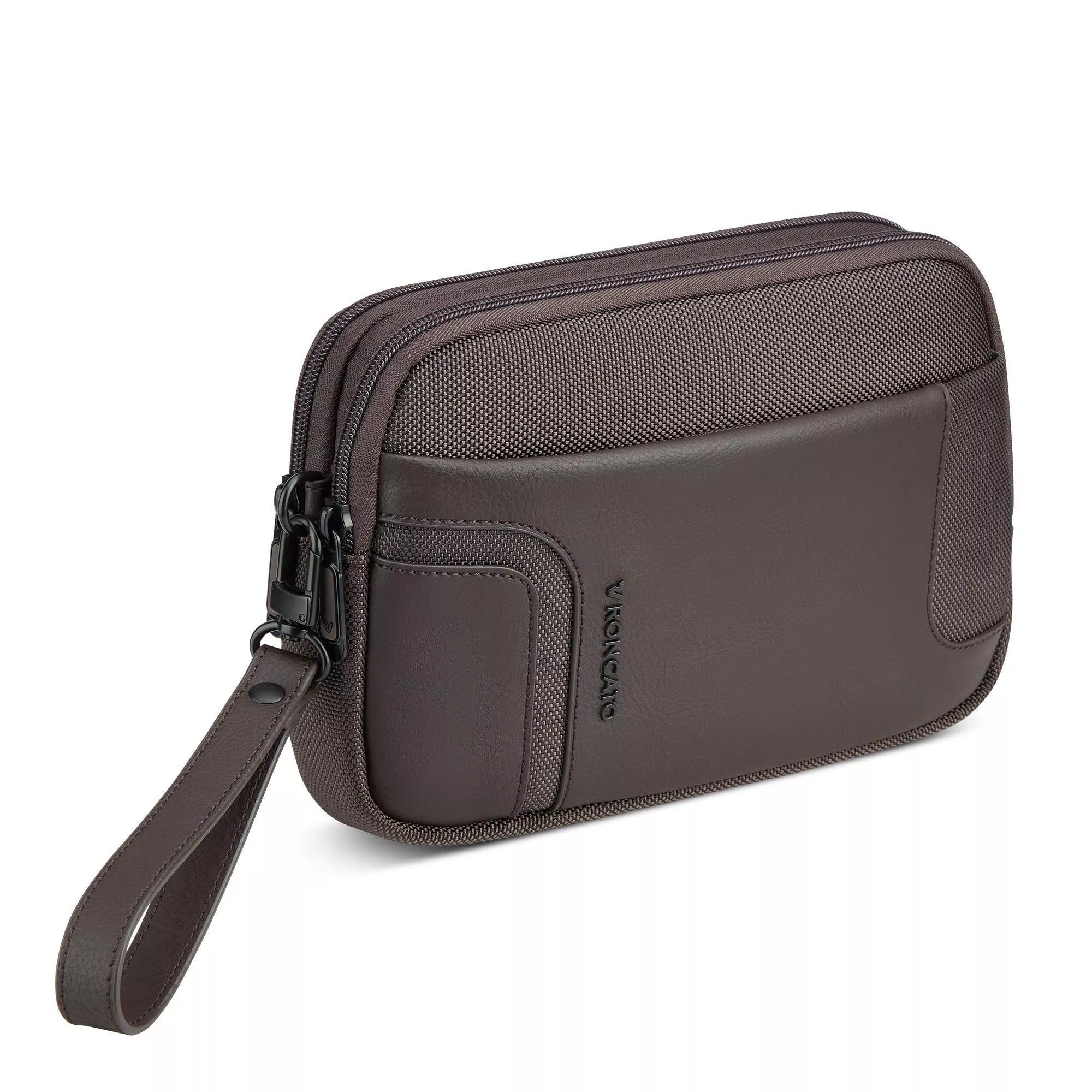 Roncato pochette in pelle "Panama 4 Marrone 400898.84 MOKA