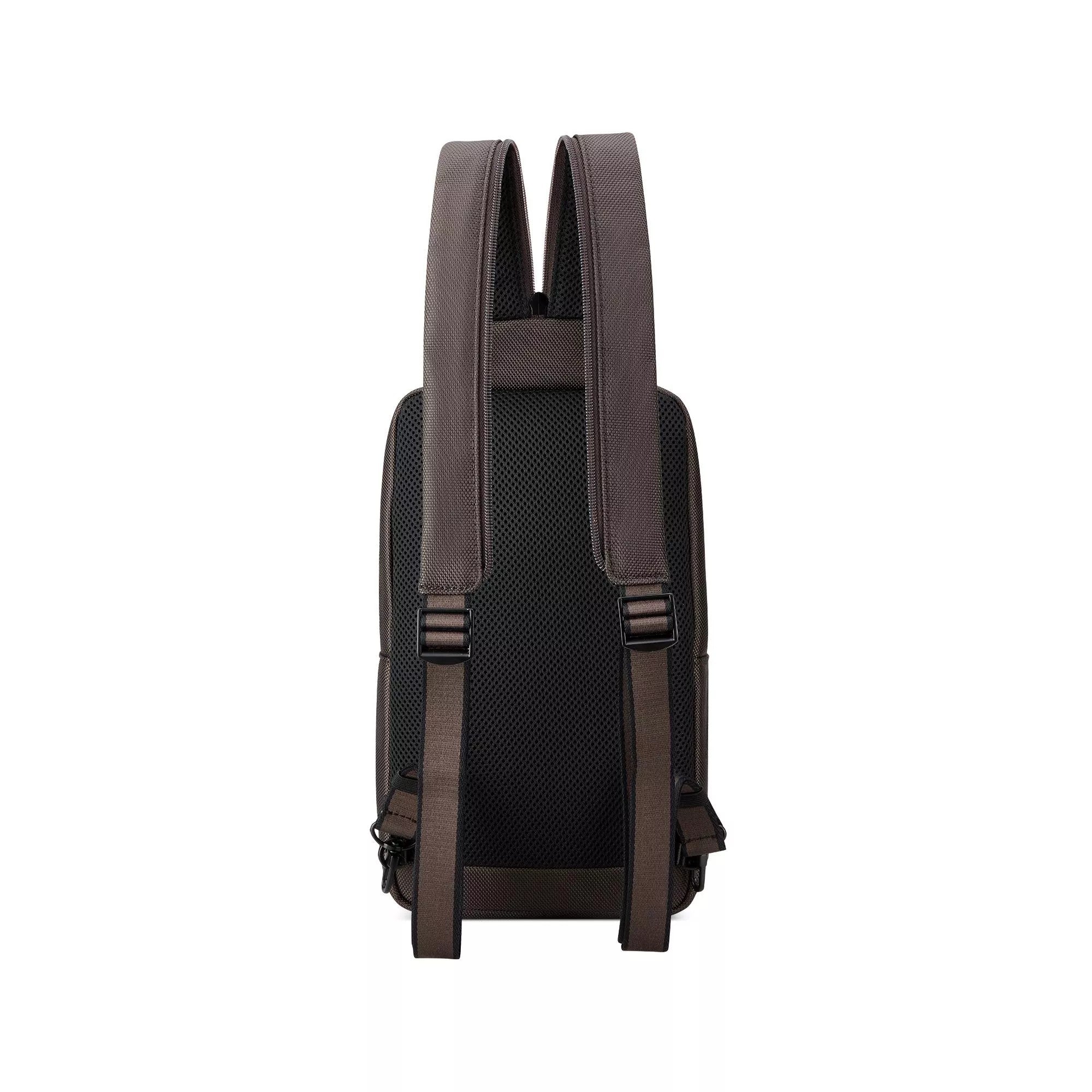 Roncato monospalla in tessuto "Panama 4 Marrone 400904.84 MOKA