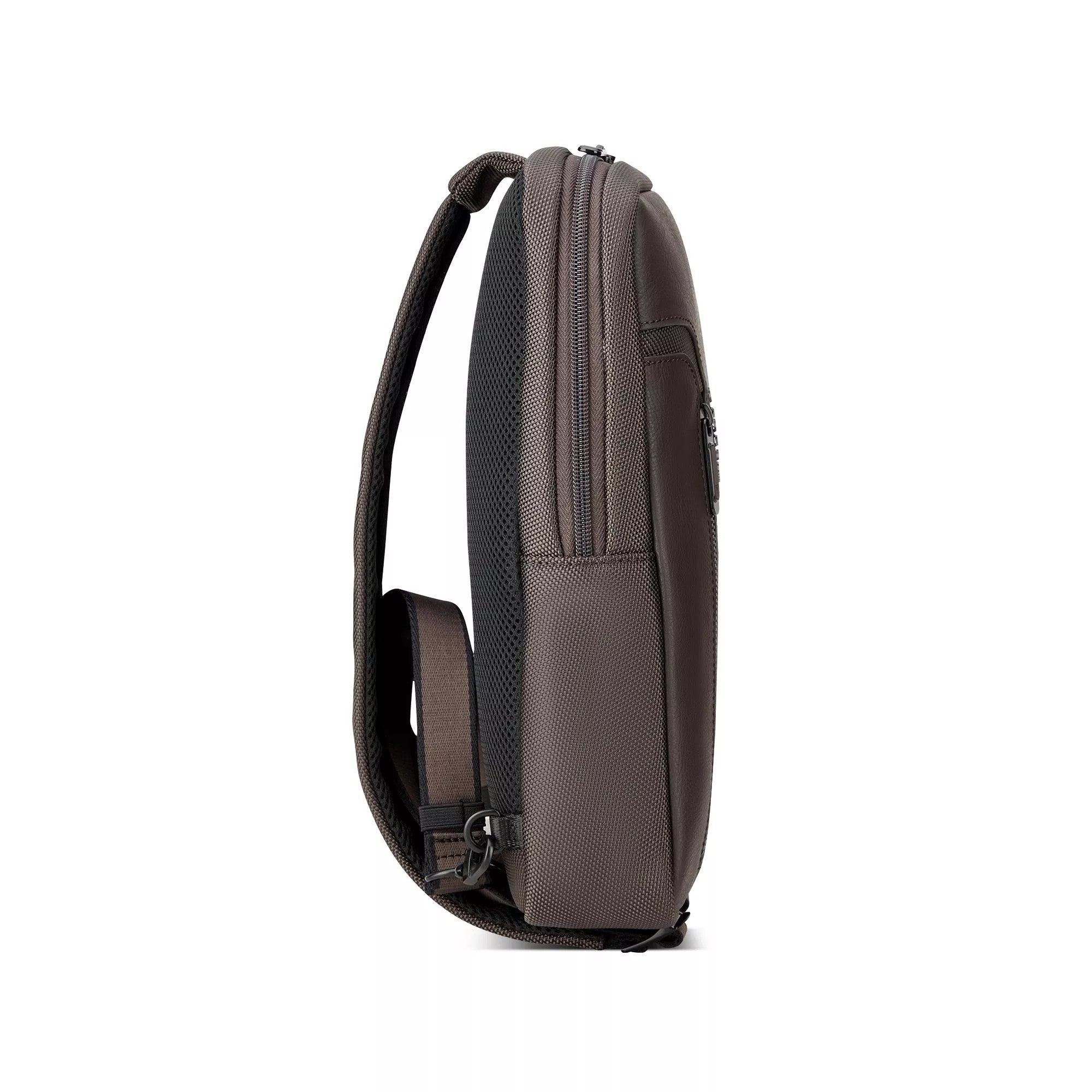 Roncato monospalla in tessuto "Panama 4 Marrone 400904.84 MOKA