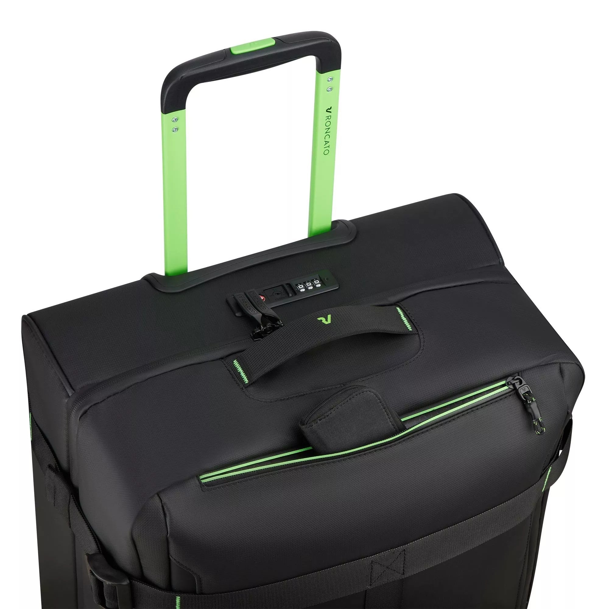 Roncato borsone trolley cabina in tessuto "Norway" Nero 414206.01 NERO