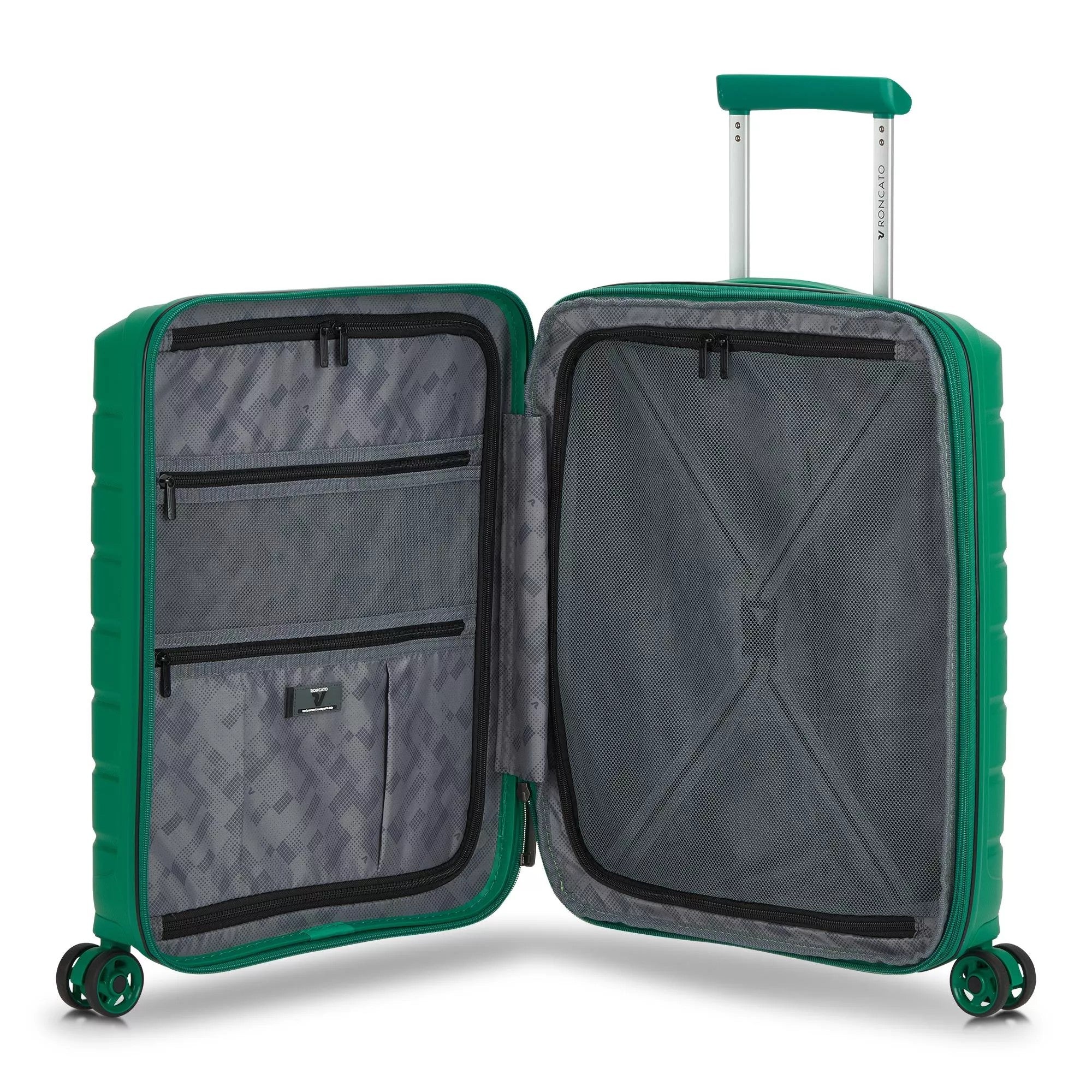 Roncato trolley cabina in polipropilene "B-Flying" Verde 418183.07 VERDE BRILLANTE
