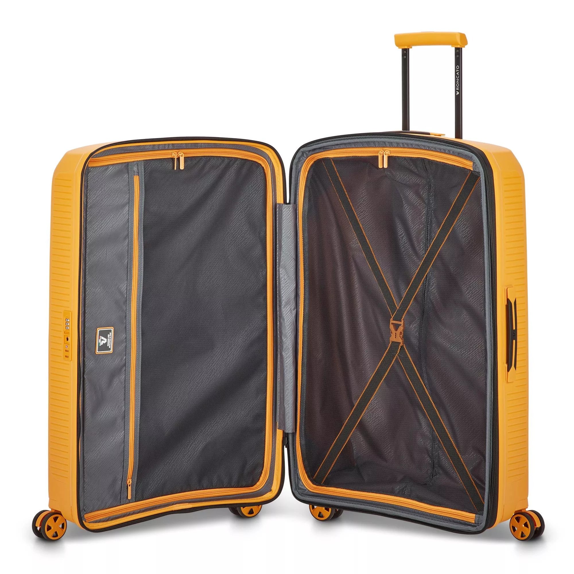 Roncato trolley grande in polipropilene "Arcade" Giallo 418401.36 MIELE