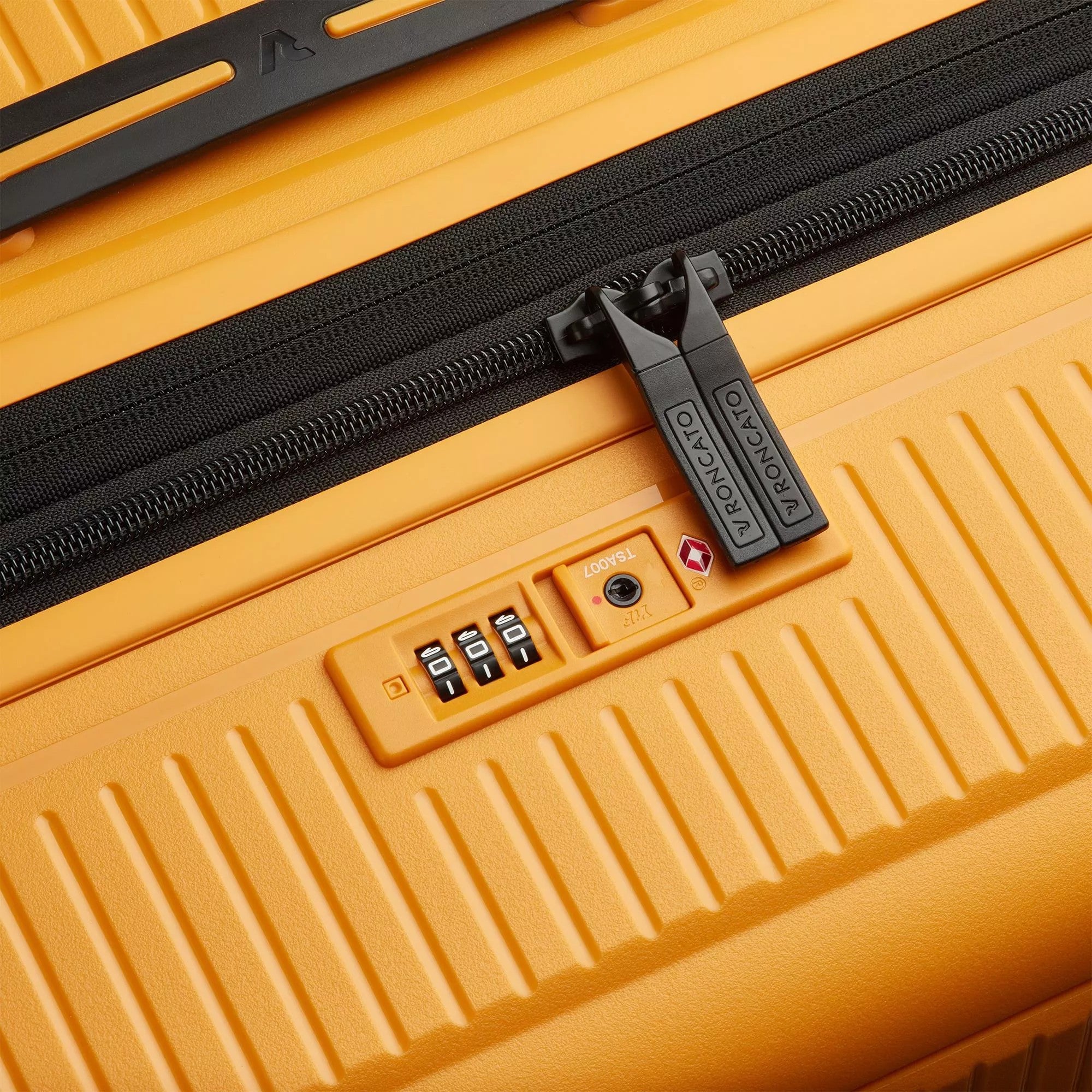 Roncato trolley medio in polipropilene "Arcade" Giallo 418402.36 MIELE