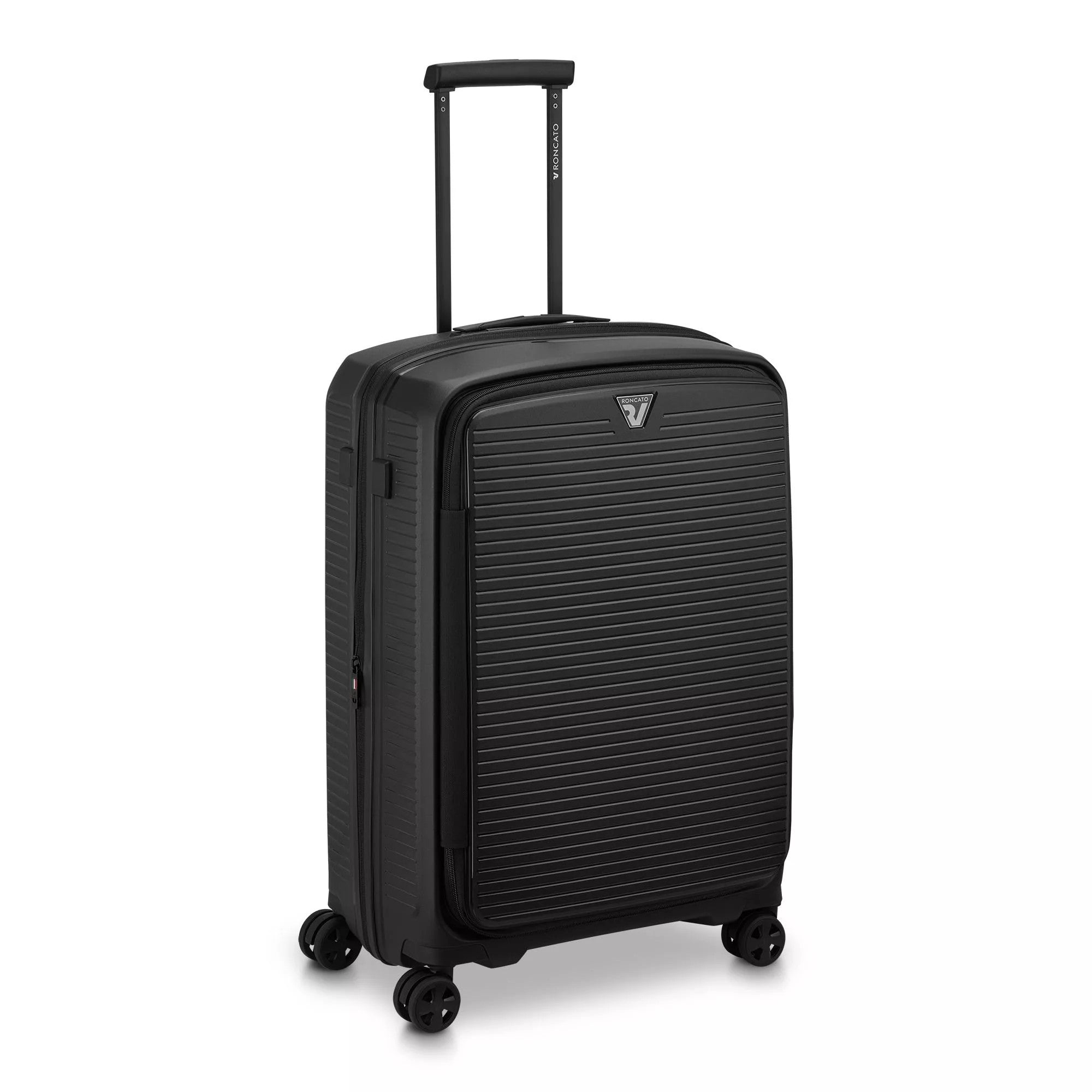Roncato trolley medio in polipropilene "Arcade dlx" Nero 418412.01 NERO