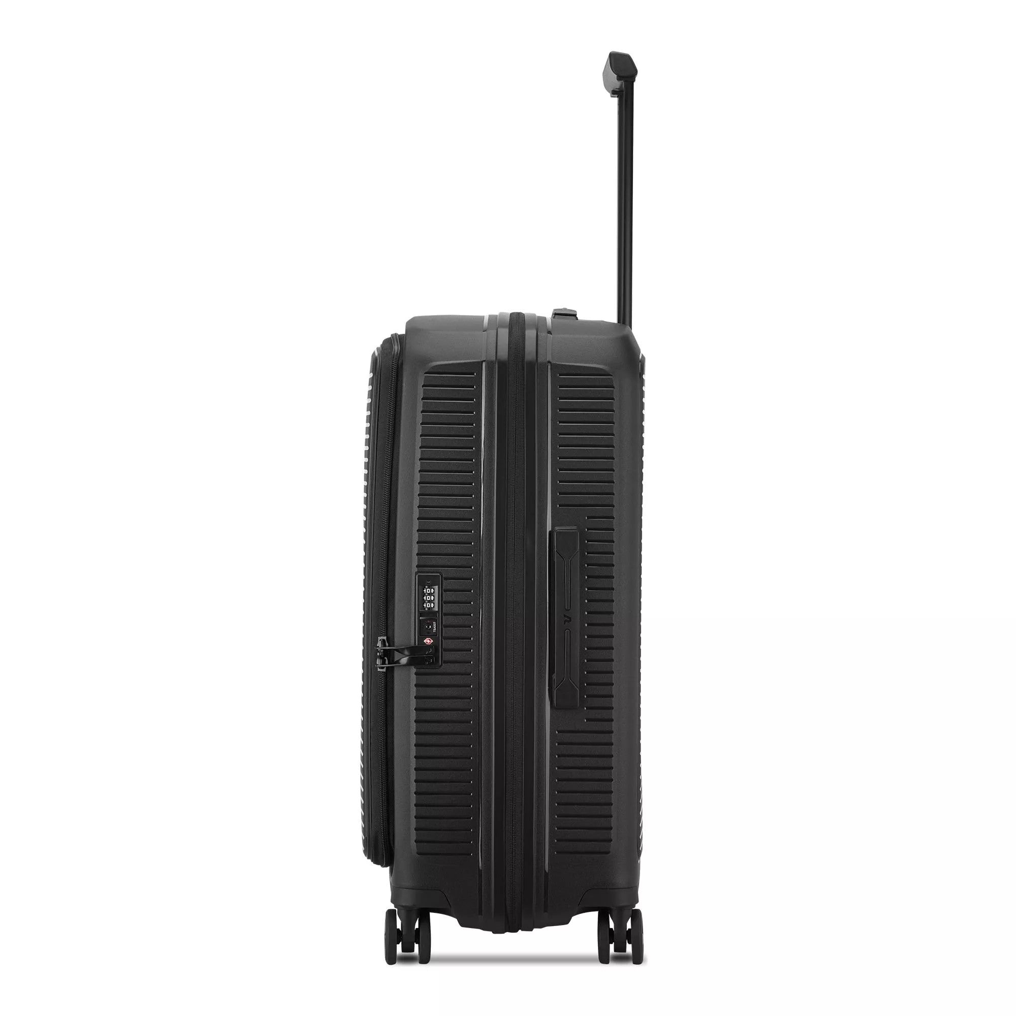 Roncato trolley medio in polipropilene "Arcade dlx" Nero 418412.01 NERO
