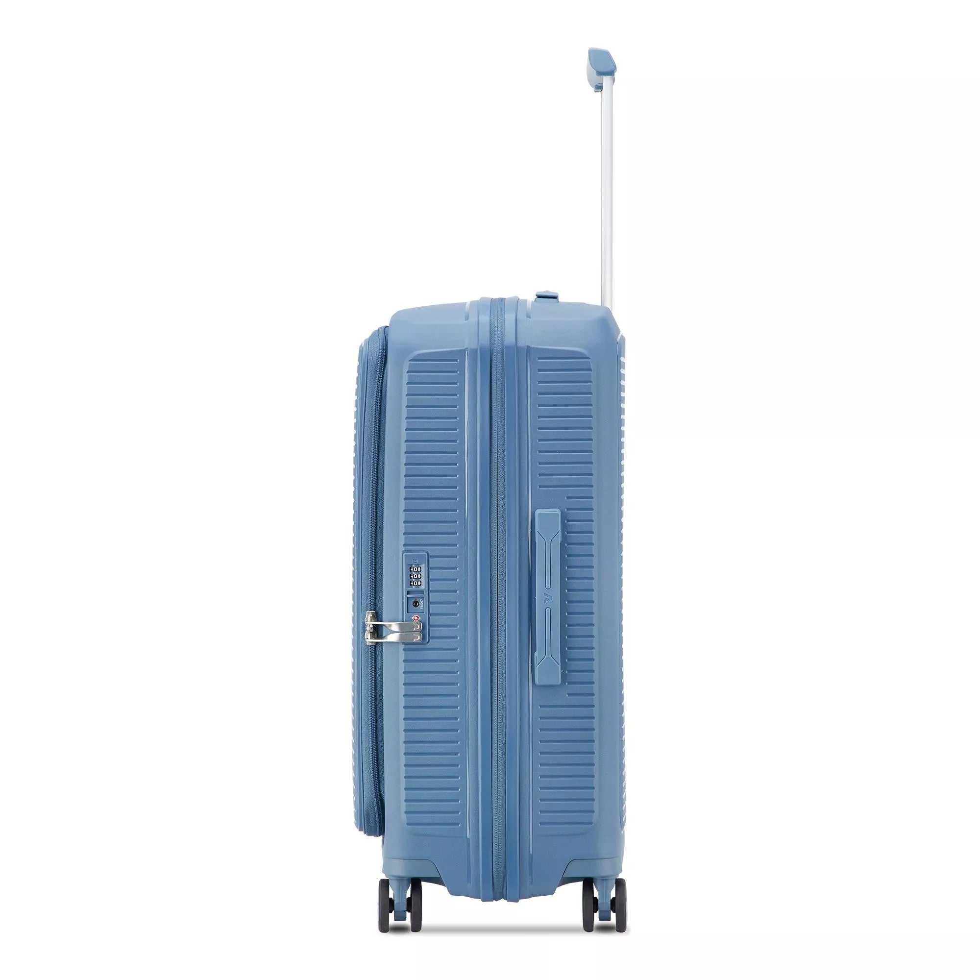 Roncato trolley medio in polipropilene "Arcade dlx" Azzurro 418412.33 AVIO