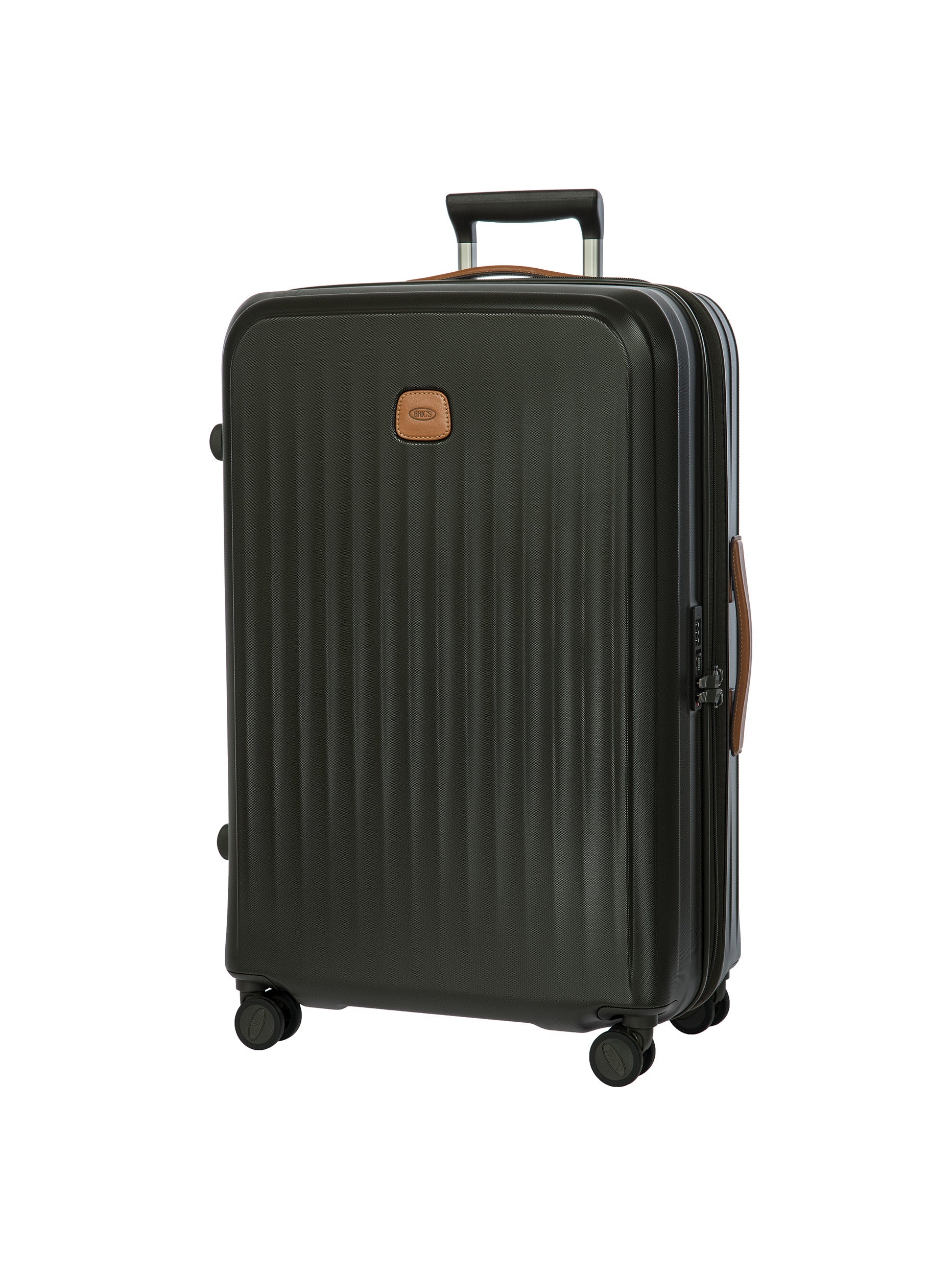 Bric's trolley grande in policarbonato "Taormina" Verde BAH08453.078 OLIVA