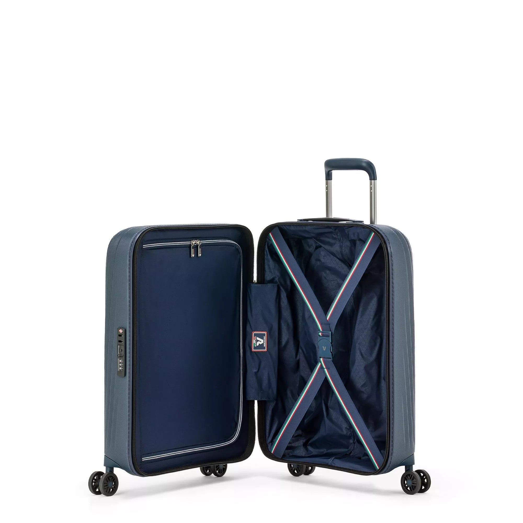 Roncato trolley cabina in policarbonato "Gigalight" Blu 5663.0303 NAVY BLU