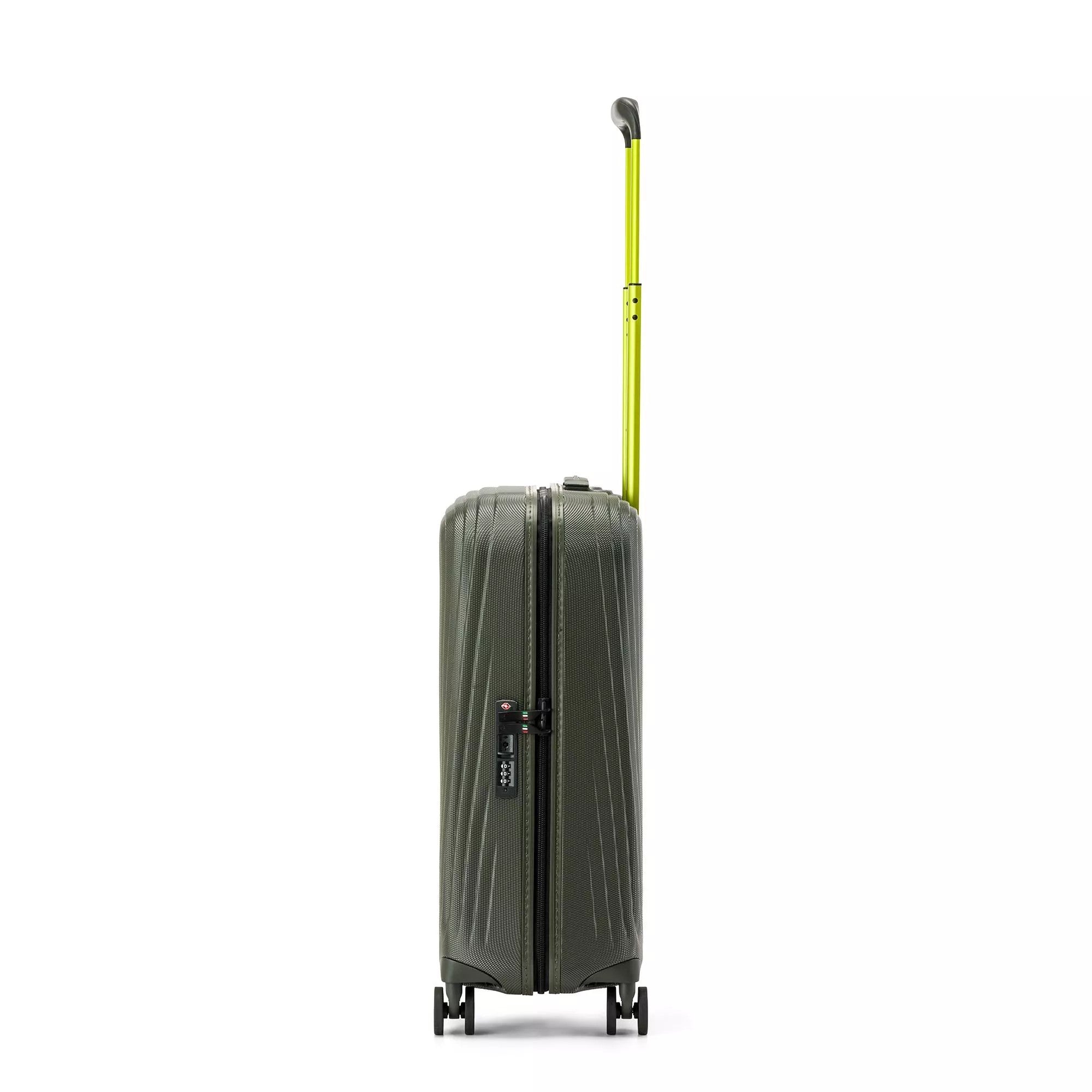 Roncato trolley cabina in policarbonato "Gigalight" Verde 5663.4747 VERDE MILITARE