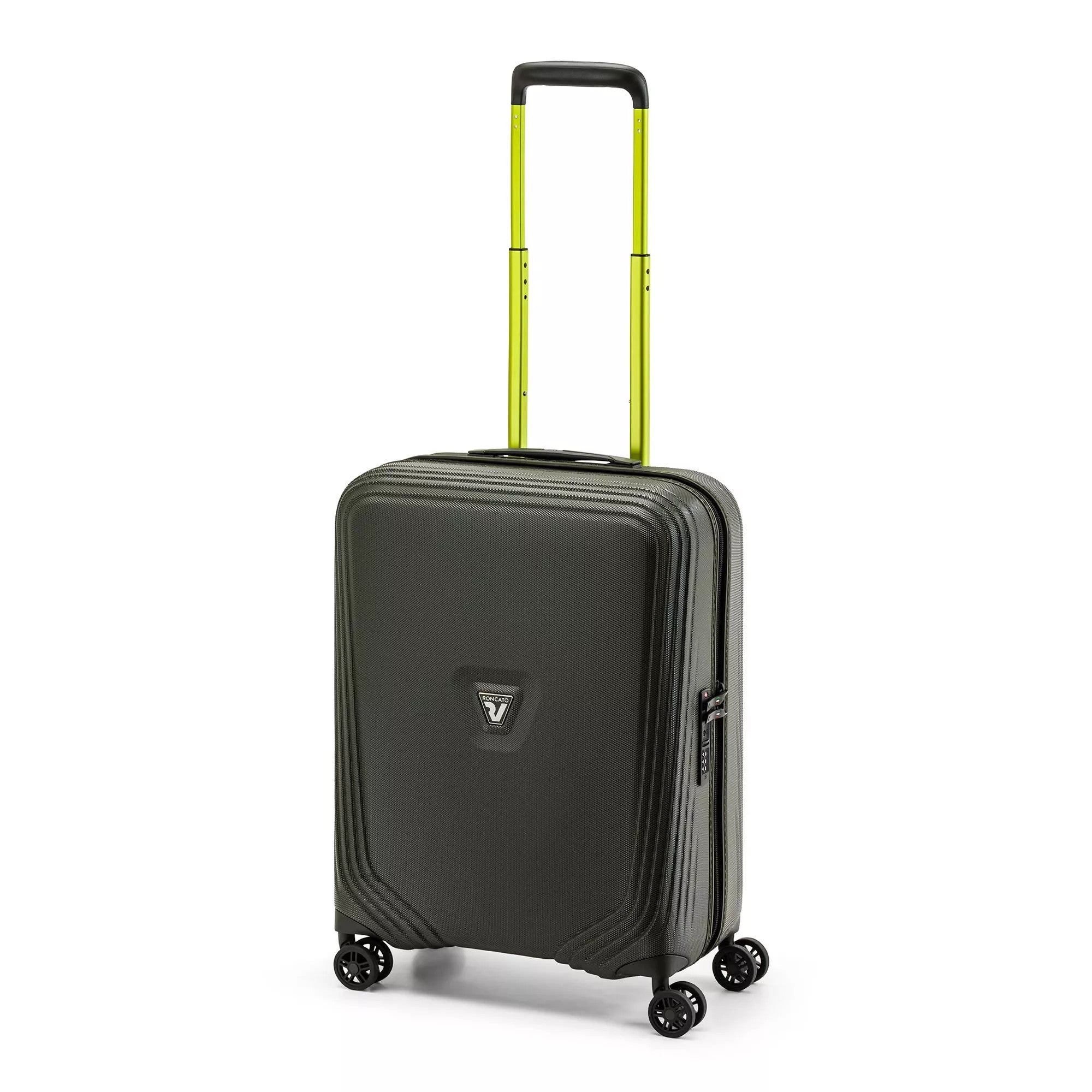 Roncato trolley cabina in policarbonato "Gigalight" Verde 5663.4747 VERDE MILITARE