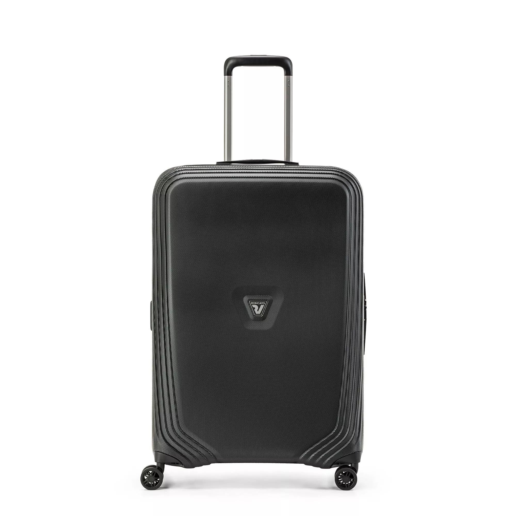 Roncato trolley medio in policarbonato "Gigalight" Nero 5665.0101 NERO
