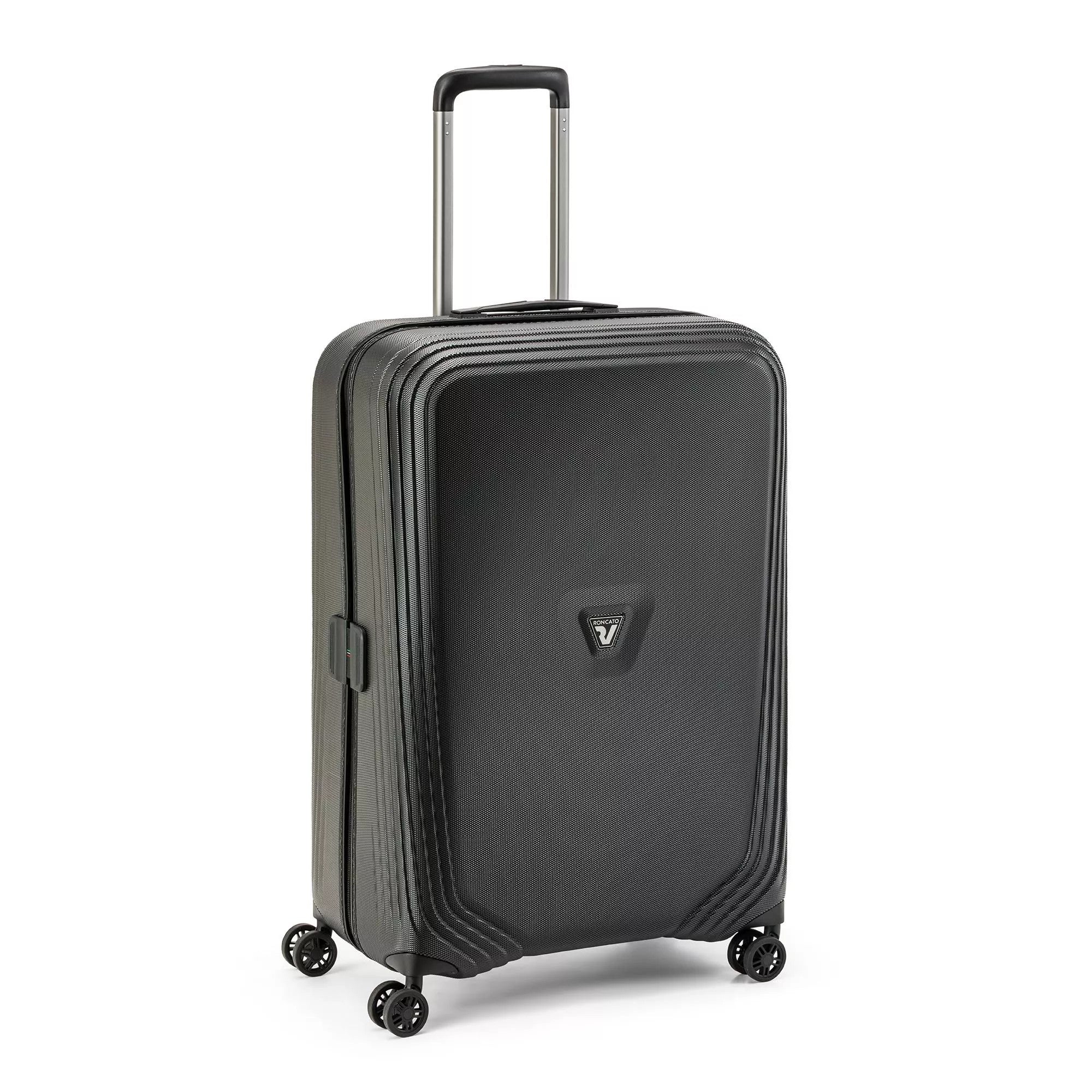 Roncato trolley medio in policarbonato "Gigalight" Nero 5665.0101 NERO