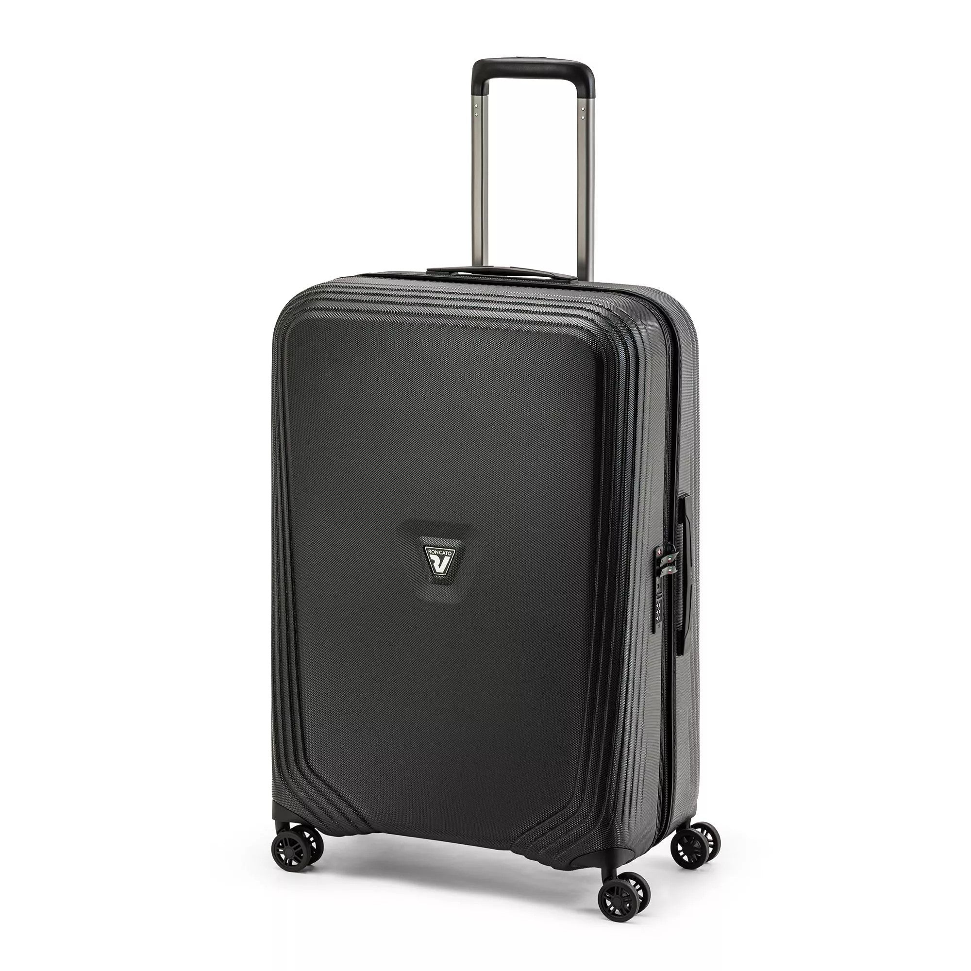 Roncato trolley medio in policarbonato "Gigalight" Nero 5665.0101 NERO