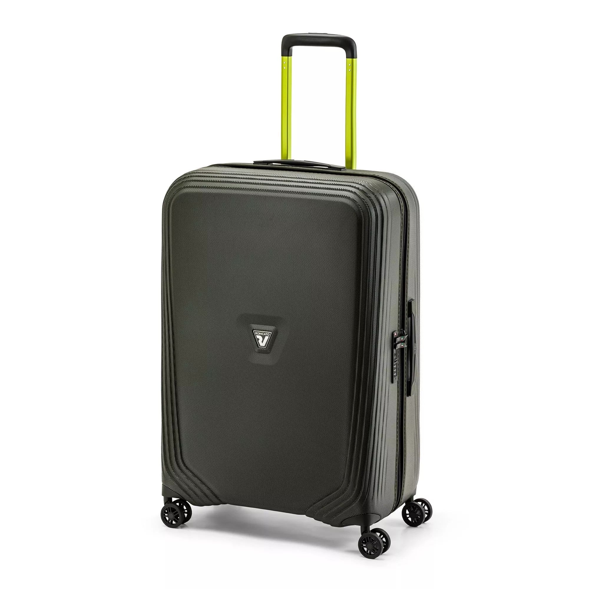 Roncato trolley medio in policarbonato "Gigalight" Verde 5665.4747 VERDE MILITARE