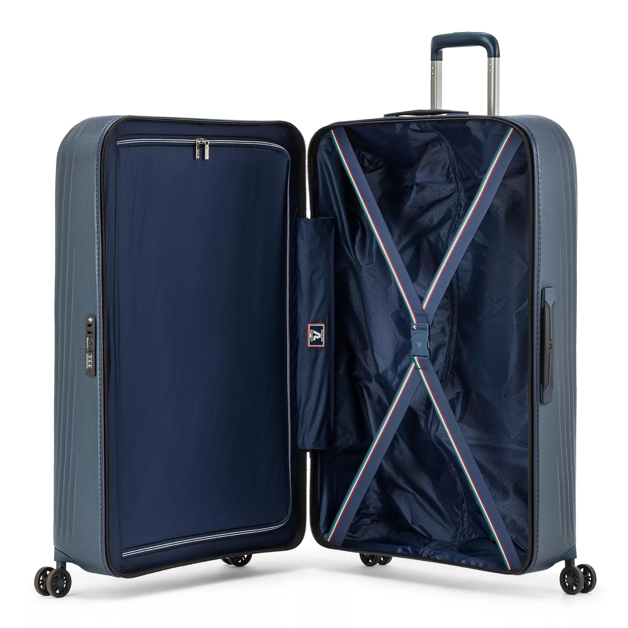 Roncato trolley grande in policarbonato "Gigalight" Blu 5667.0303 NAVY BLU