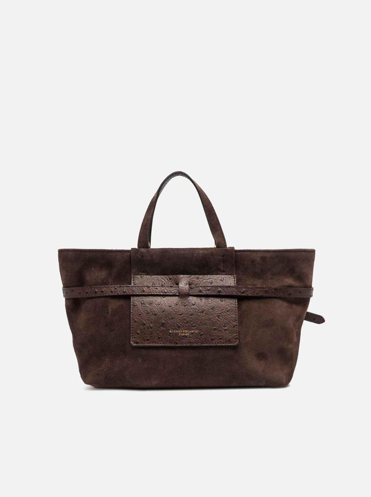 Gianni Chiarini borsa a mano in camoscio "Belty" Marrone BS12695CM-STEMU.974 MOKA