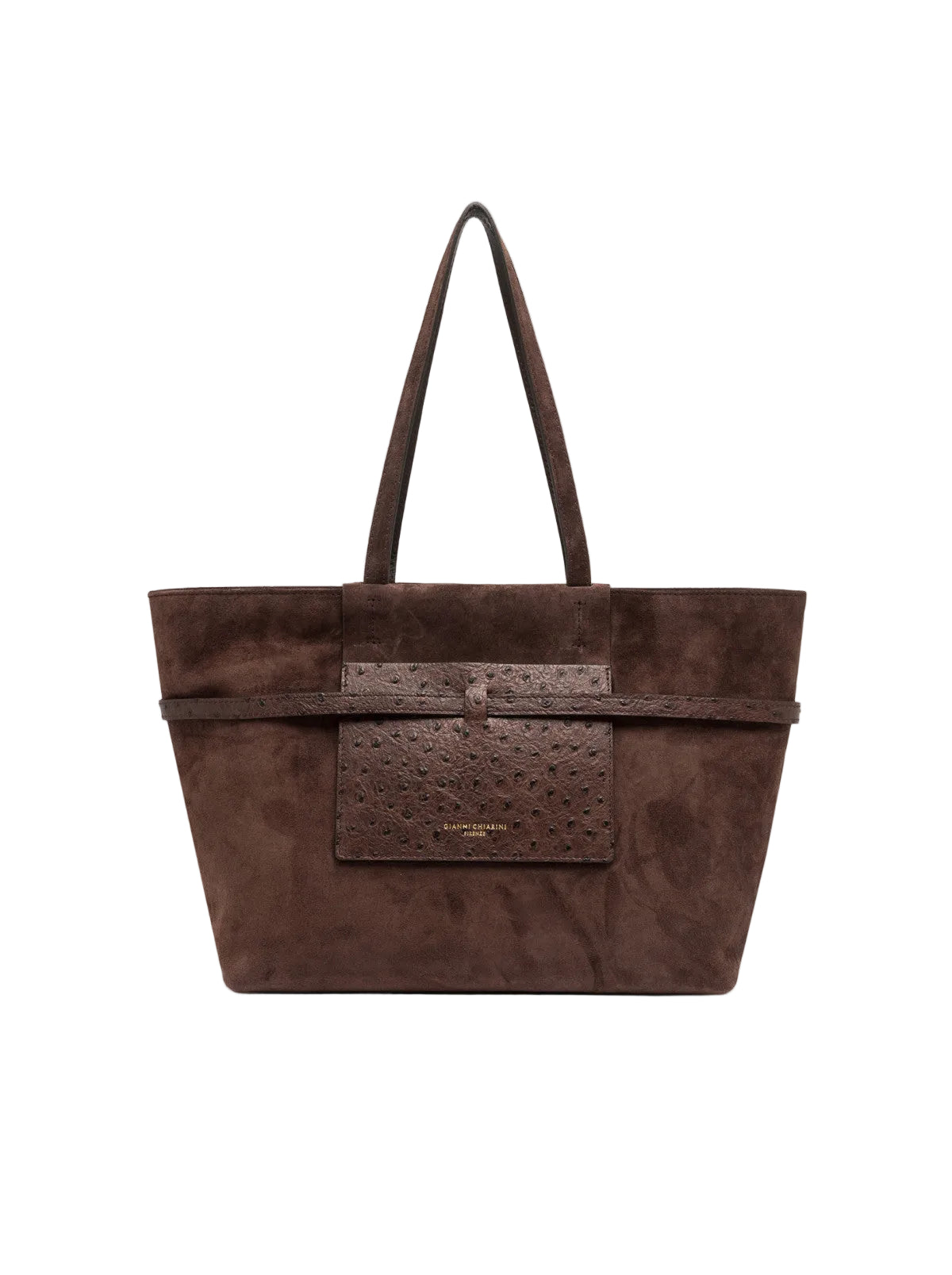Gianni Chiarini borsa shopping in camoscio "Belty" Marrone BS12696CM-STEMU.974 MOKA