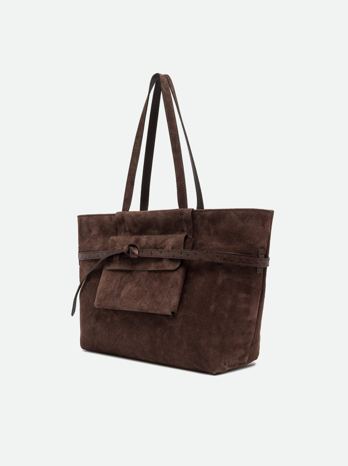 Gianni Chiarini borsa shopping in camoscio "Belty" Marrone BS12696CM-STEMU.974 MOKA