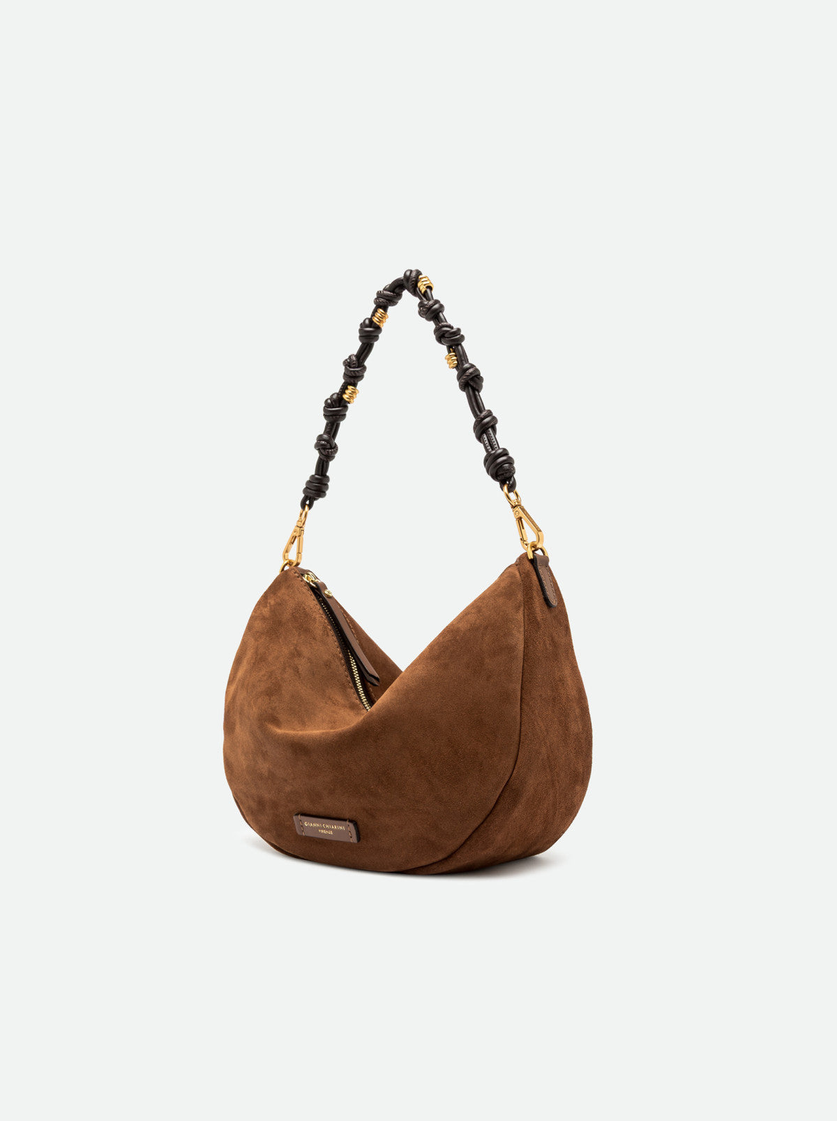 Gianni Chiarini borsa a spalla in camoscio "Cleo" Cuoio BS12691 CM-PL.099 COGNAC